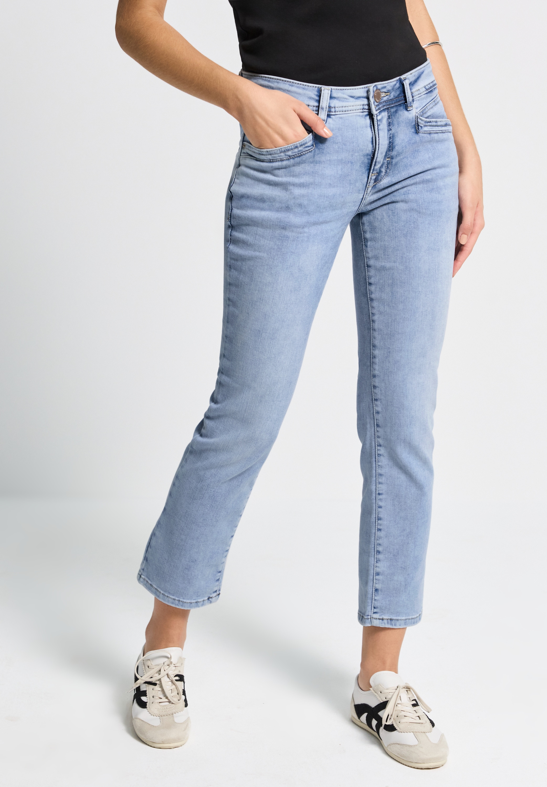 STREET ONE STUDIO Slim-fit-Jeans, Middle Waist