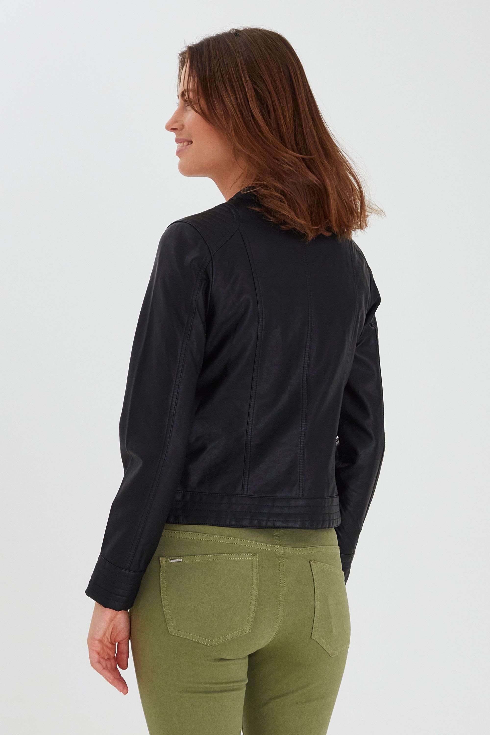 b.young Lederimitatjacke »Lederimitatjacke BYAcom«, ohne Kapuze