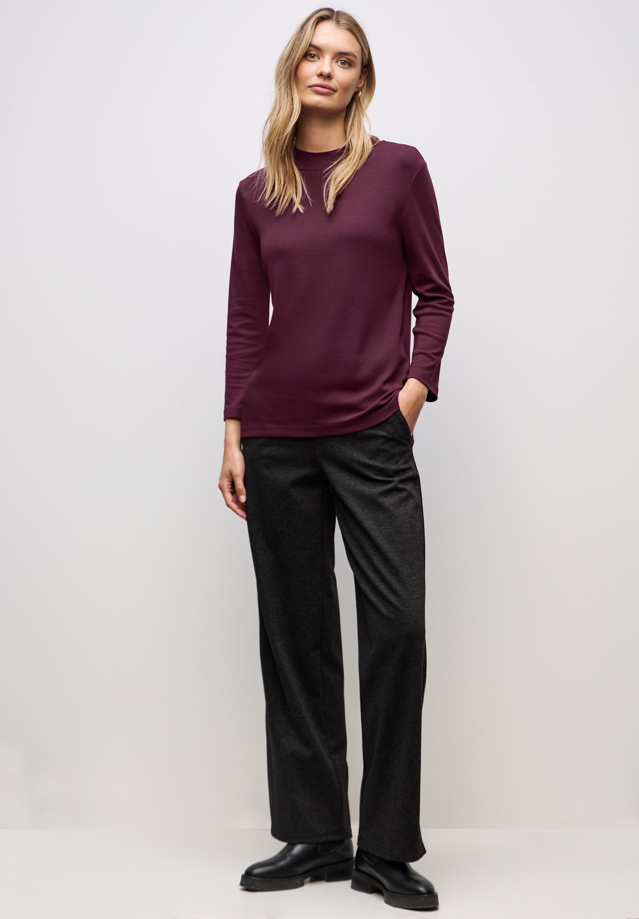 STREET ONE 3/4-Arm-Shirt mit 3/4 Ärmeln