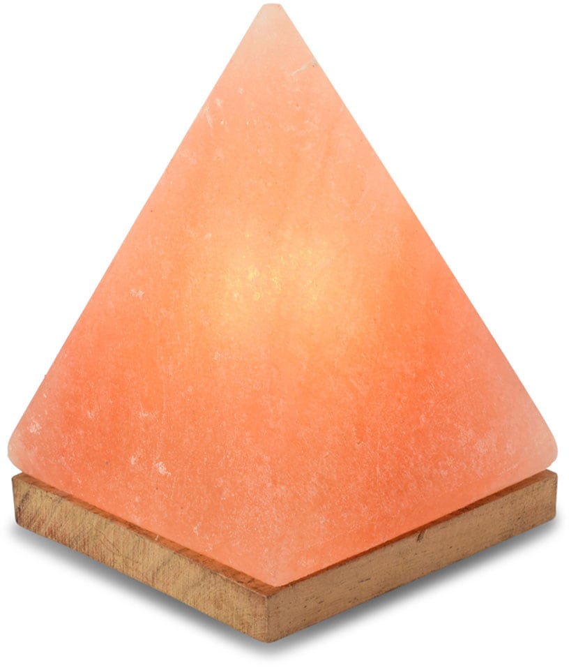 cm bestellen | H: ca.11 aus Unikat, Stein - »USB-Pyramide«, Salzkristall-Tischlampe jeder HIMALAYA Handgefertigt Salzkristall BAUR DREAMS SALT ein
