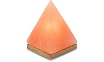 HIMALAYA SALT DREAMS Salzkristall-Tischlampe »USB-Pyramide«, Handgefertigt  aus Salzkristall - jeder Stein ein Unikat, H: ca.11 cm bestellen | BAUR