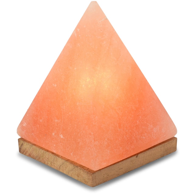 HIMALAYA SALT DREAMS Salzkristall-Tischlampe »Pyramide«, Handgefertigt - jeder  Stein ein Unikat, H: ca. 17,5 cm bestellen | BAUR