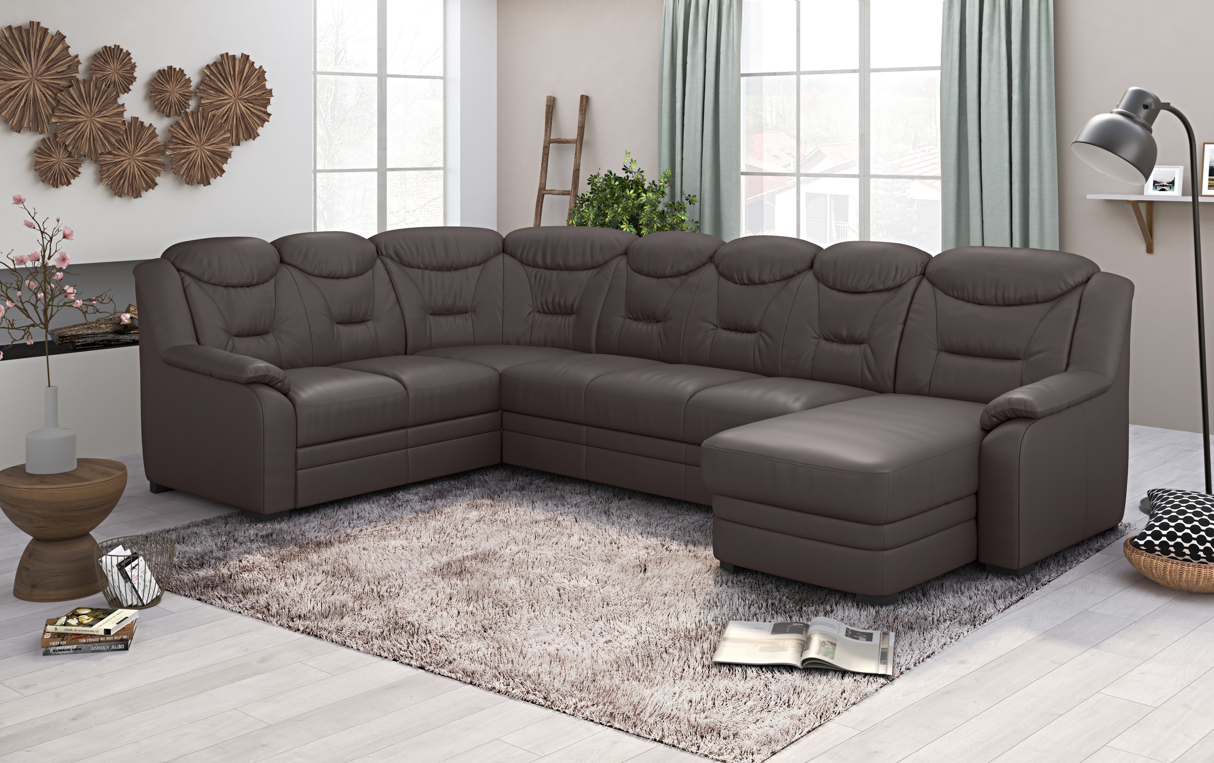 COTTA Wohnlandschaft »Marcus U-Form« wahlweise mit Bettfunktion & Stauraum