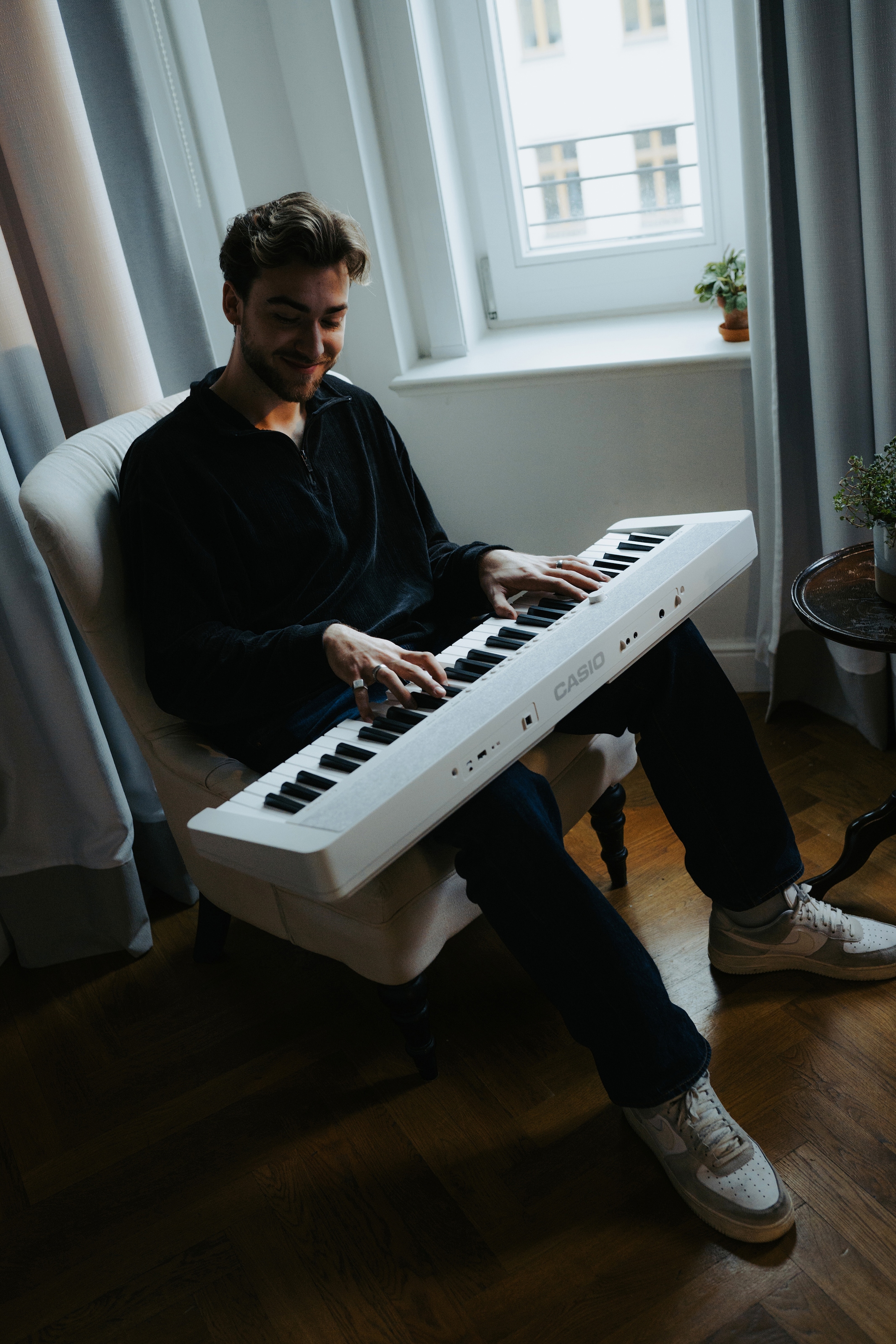 CASIO Home-Keyboard »Piano-Keyboard, CT-S1WESP«, ideal für Piano-Einsteiger und Klanggourmets