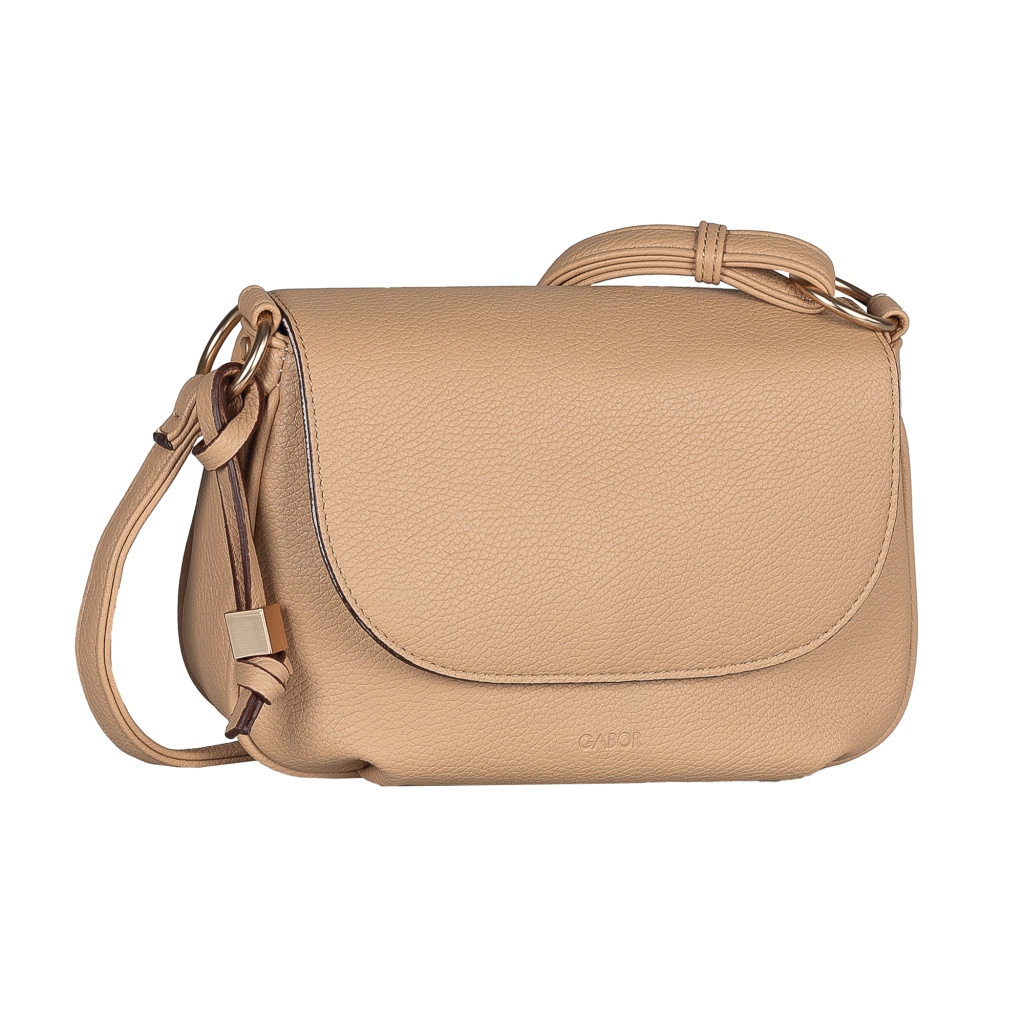 Gabor Schultertasche "Rosina" lässiger Look mit softem Material und markantem Metalldetail am Zipper
