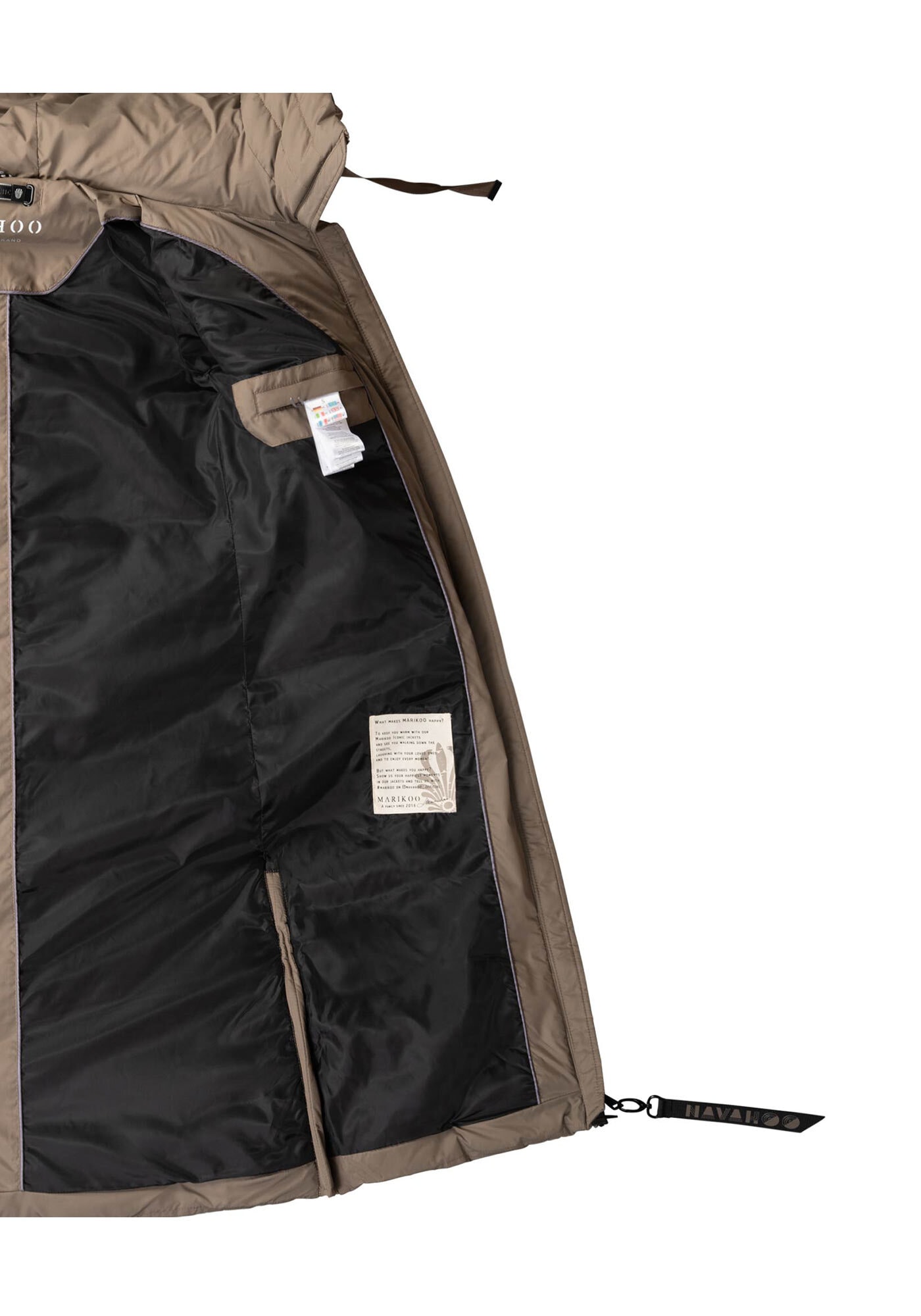 Navahoo Winterjacke »Mondmaedchen«, mit großer Kapuze