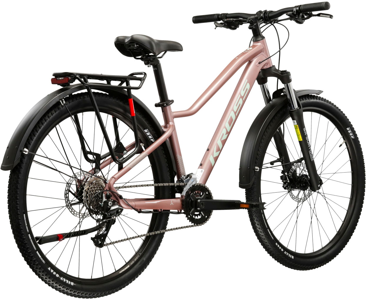 Kross Mountainbike »Damen Hardtail Lea 4.0 EQ«, 16 Gang, Shimano, ACERA M3020 Schaltwerk, Kettenschaltung