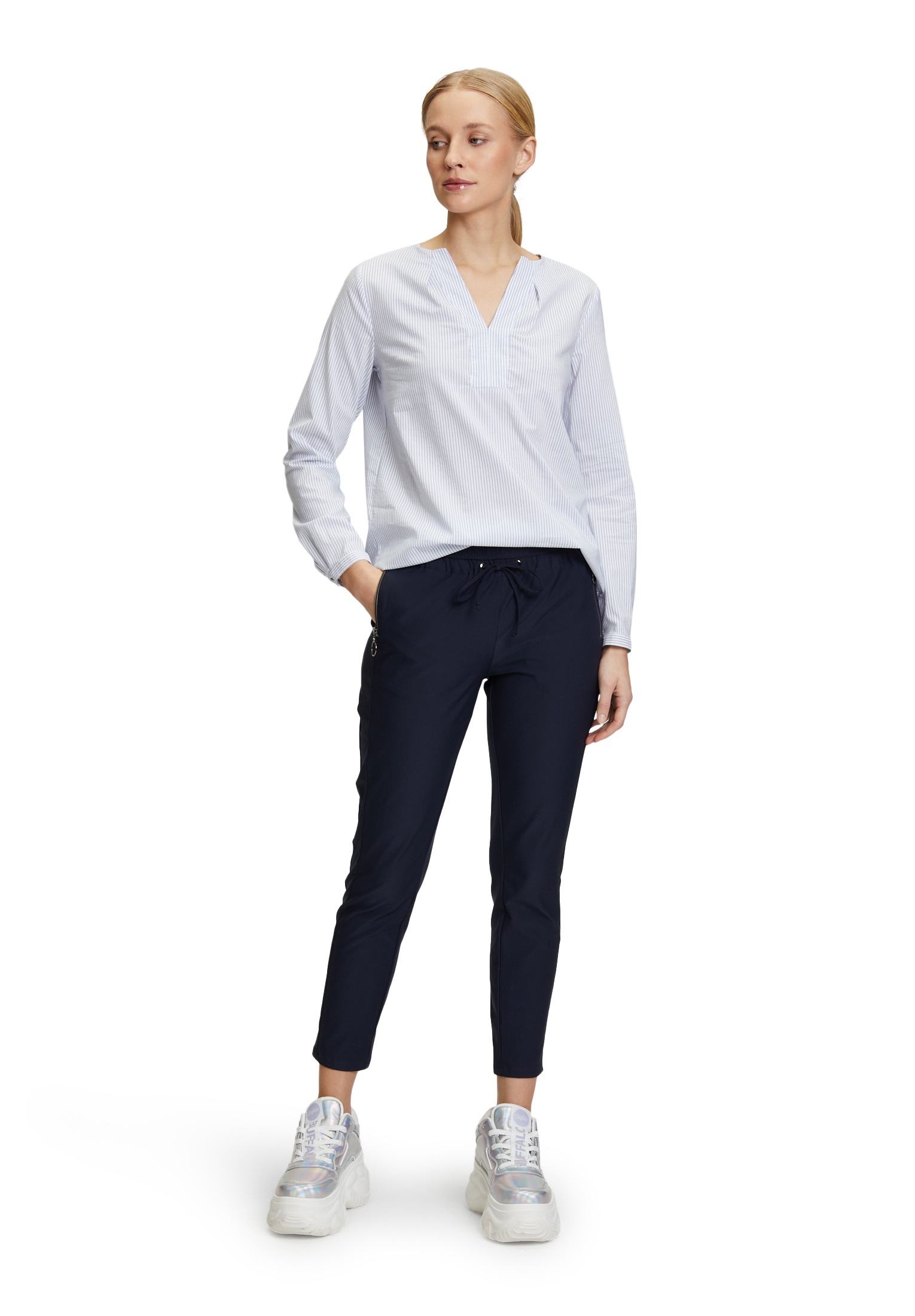 Cartoon Klassische Bluse »Cartoon Streifenbluse langarm«