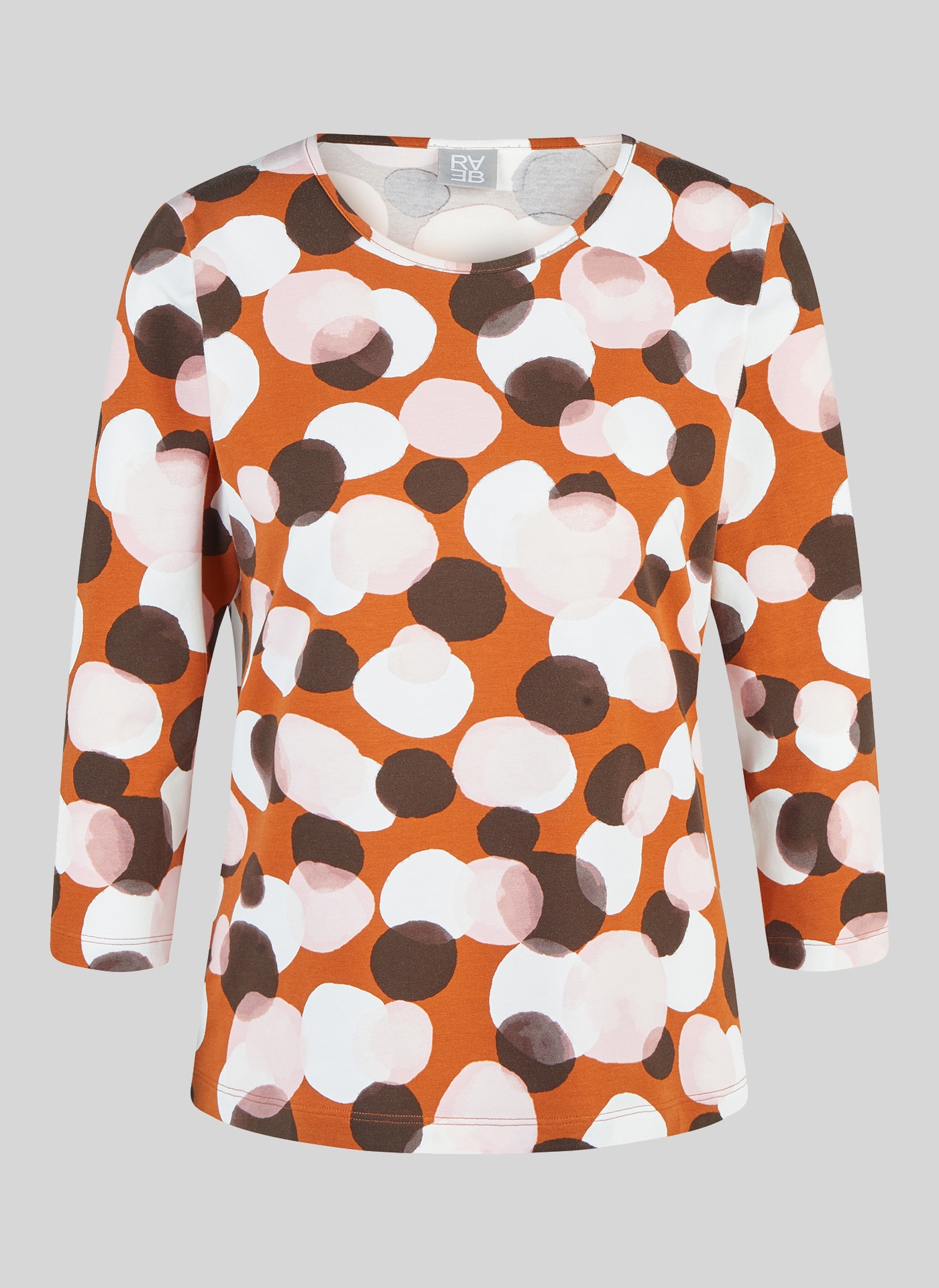 Rabe 3/4-Arm-Shirt mit Allover-Muster
