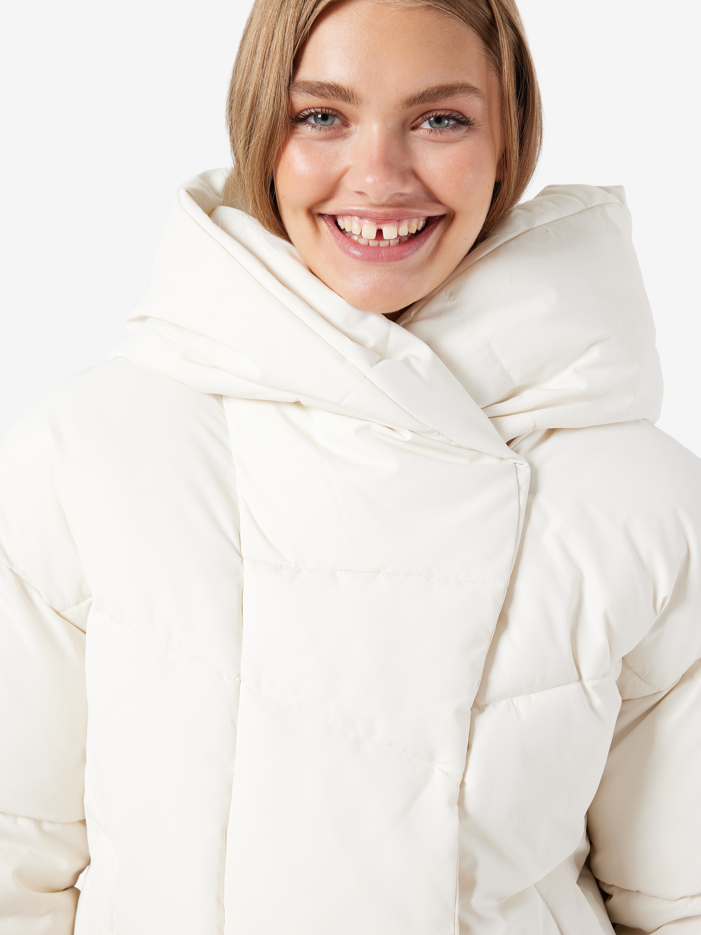 Noisy may Steppjacke »NMTALLY L/S BOMBER JACKET NOOS FWD«, mit Kapuze