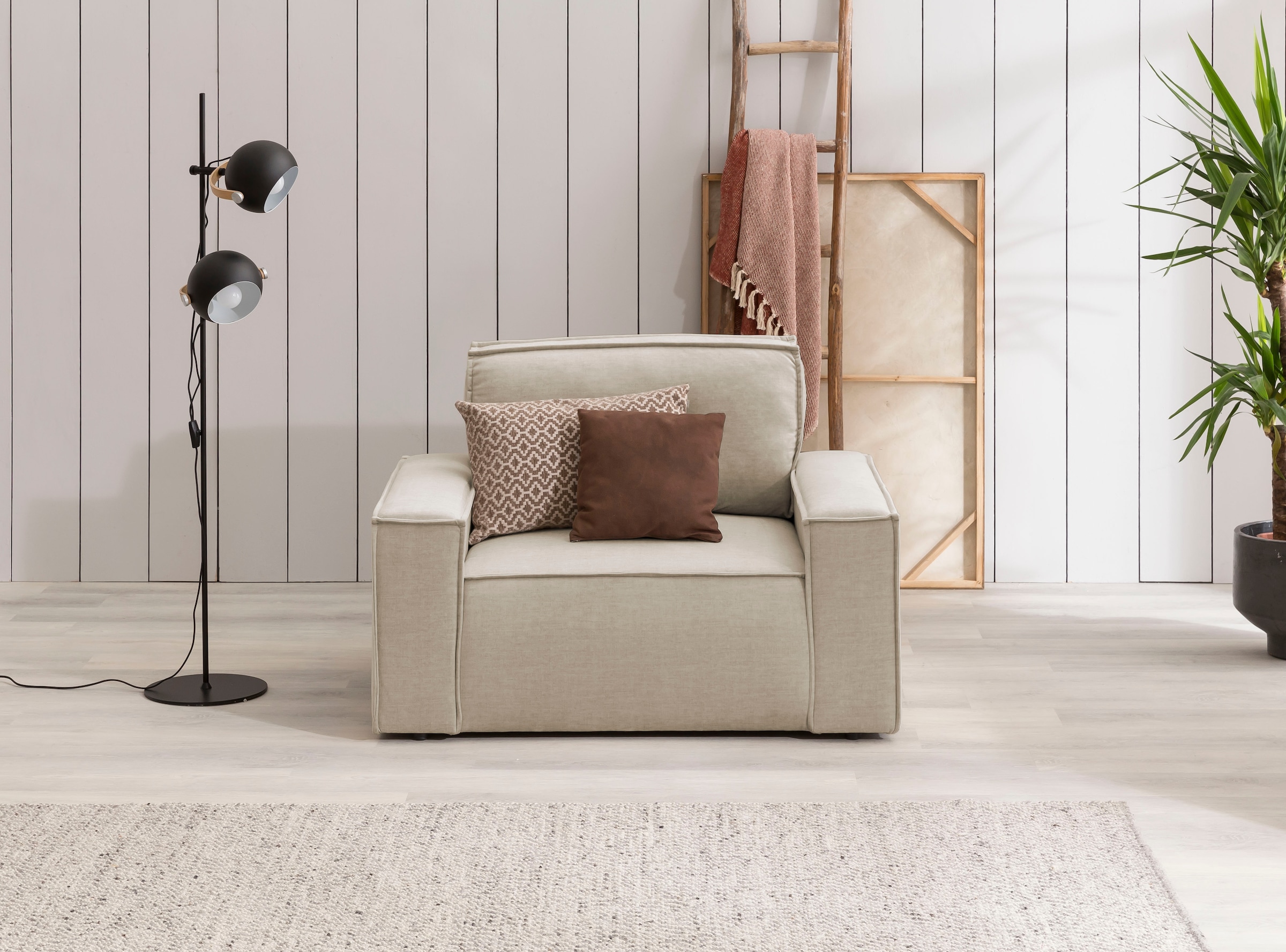 Home affaire Sessel "SHERWOOD, Love-Seat in 3 Stoffarten verfügbar", passen günstig online kaufen