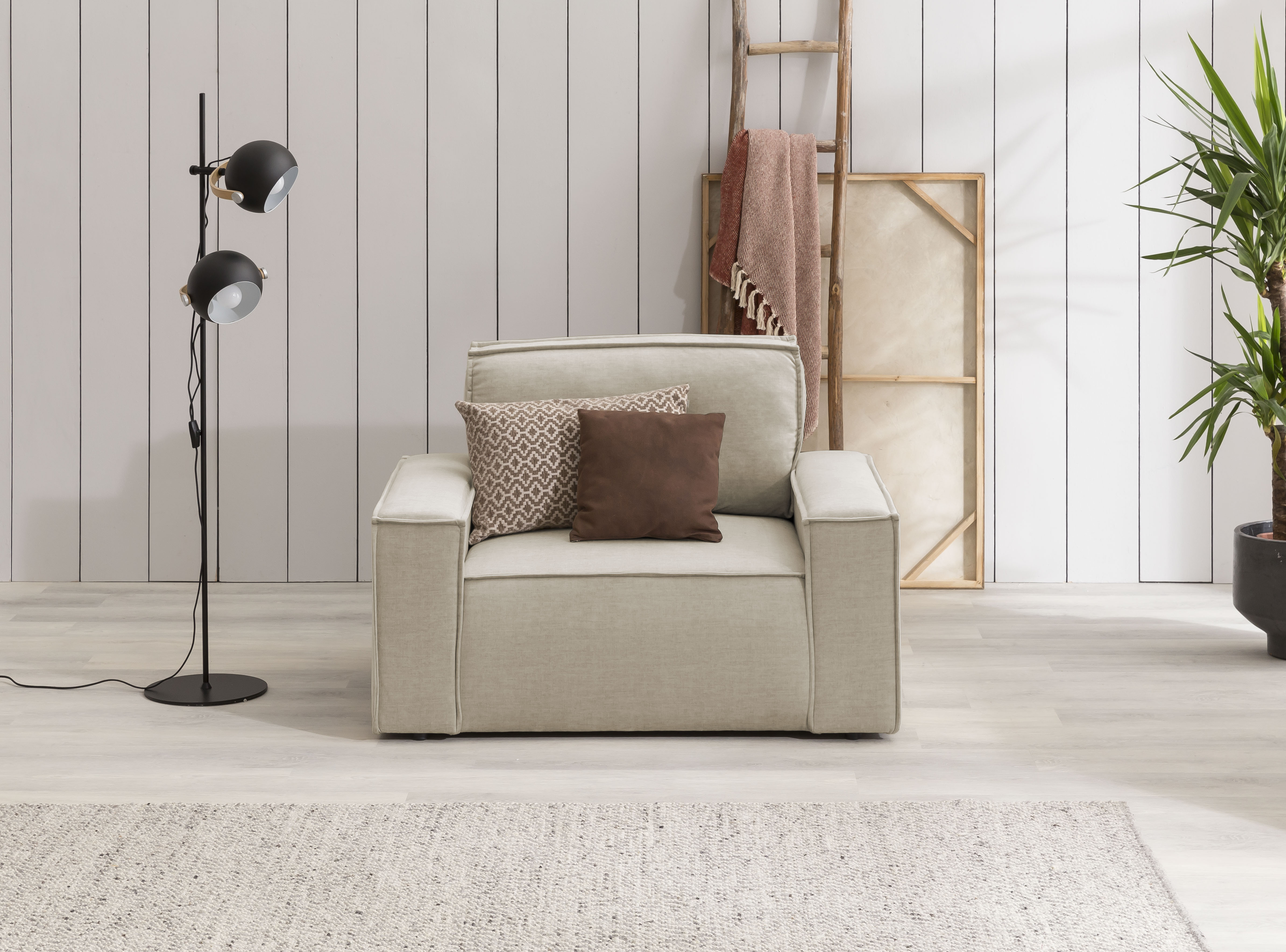 OTTO home Sessel "SHERWOOD Samtvelours Love-Seat" passend zur Polster-Serie SHERWOOD