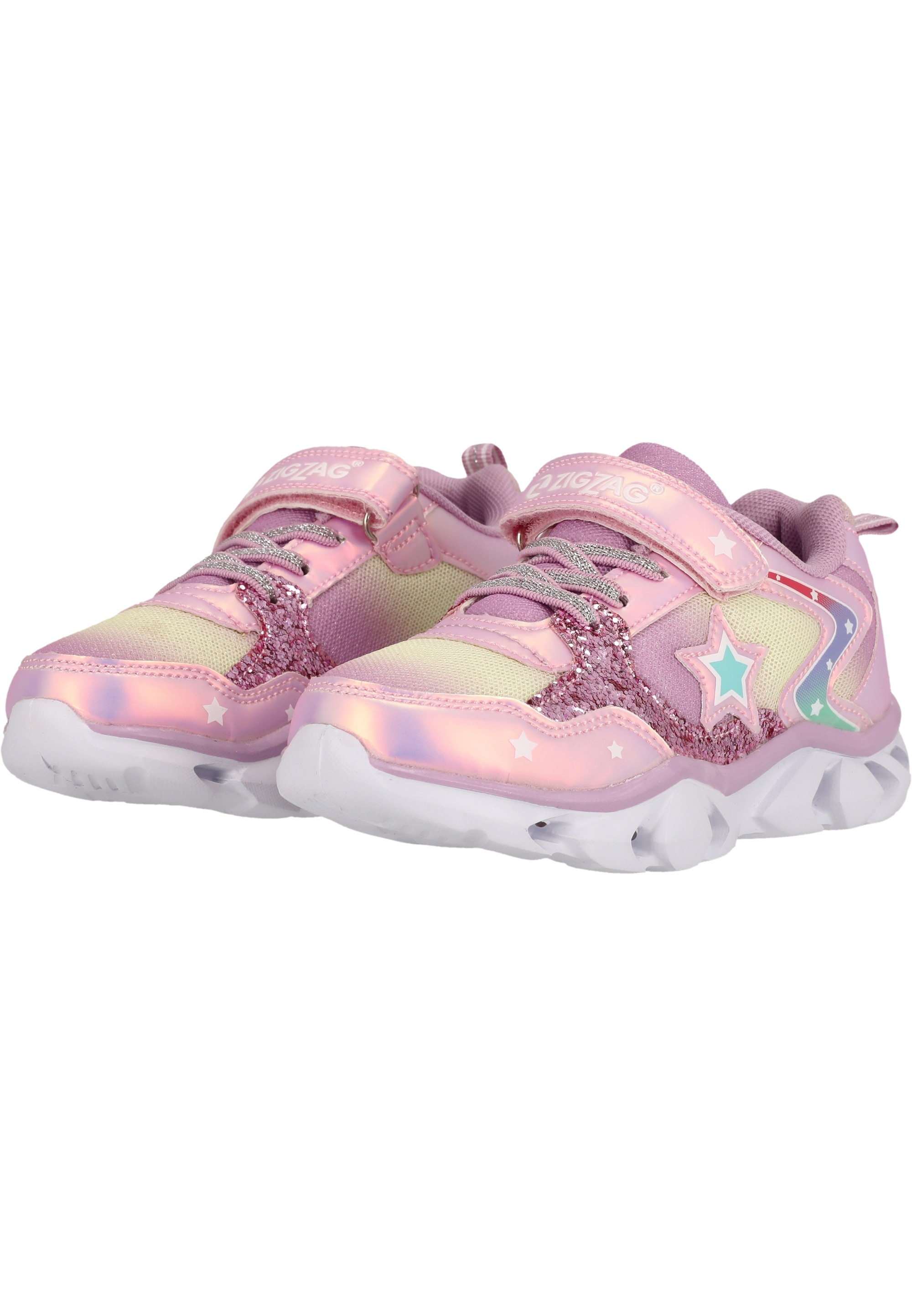 ZIGZAG Sneaker »Saserta«, im stylischen Metallic-Design mit aufleuchtender Sohle