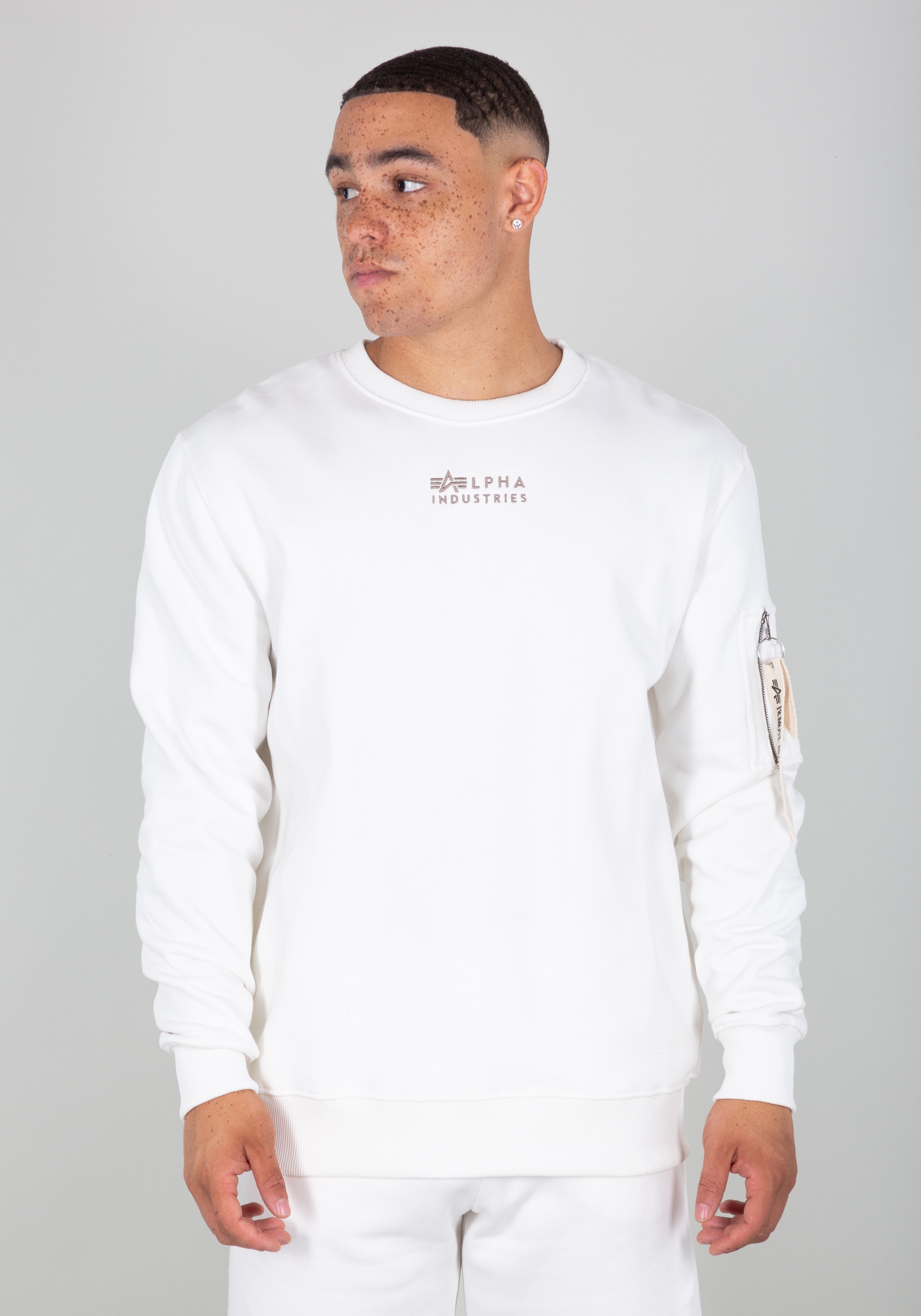 Alpha Industries Sweater "Alpha Industries Men - Sweatshirts Organics EMB Sweater"