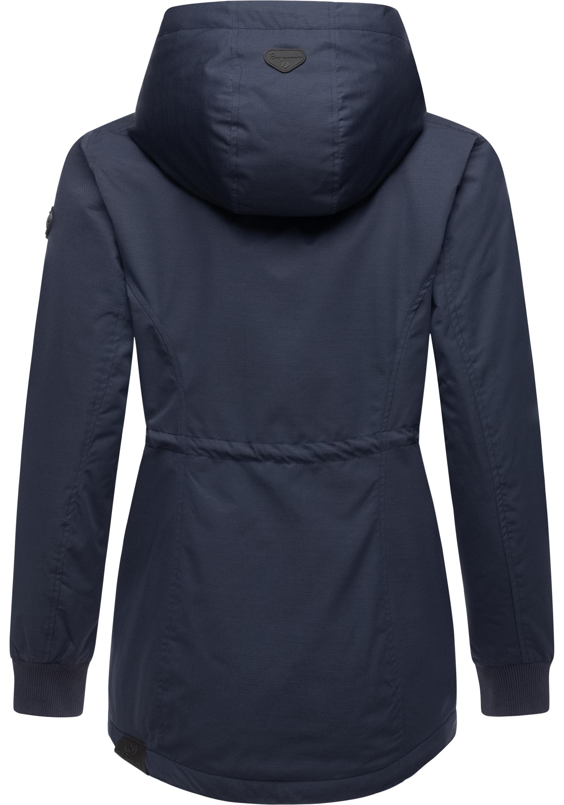 Ragwear Winterjacke »Dowey Warm Rain«, (1 St.), mit Kapuze, Wasserdichte Damen Jacke für den Winter