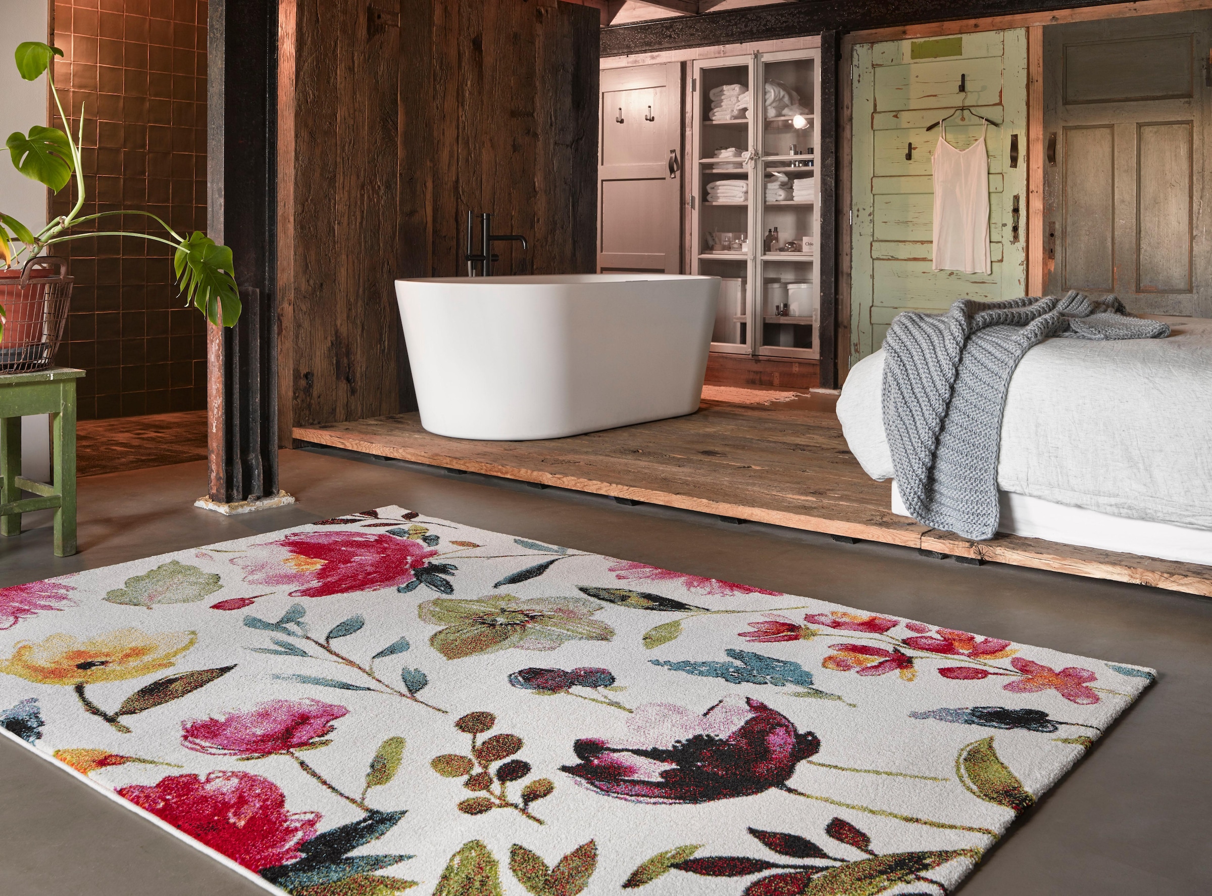 Wecon home Teppich »Summer Breeze«, rechteckig, 13 mm Höhe, Wohnzimmer