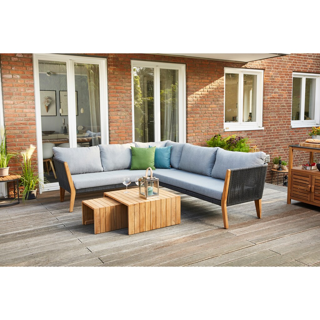 Siena Garden Gartenlounge-Set »Parma«, (Set, 4 tlg.)