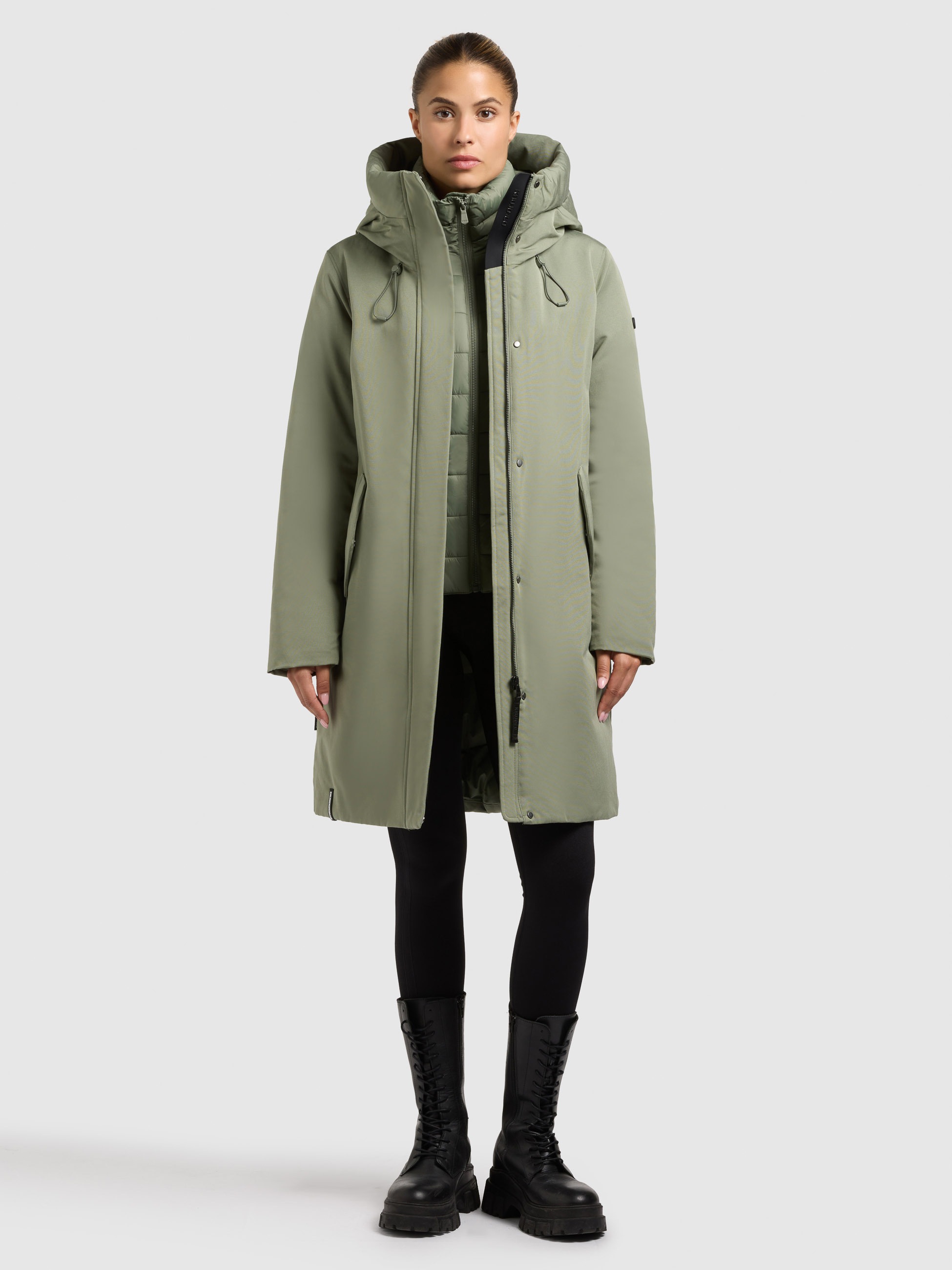 khujo Kurzmantel "WEDELIA WITH INNER JACKET" günstig online kaufen