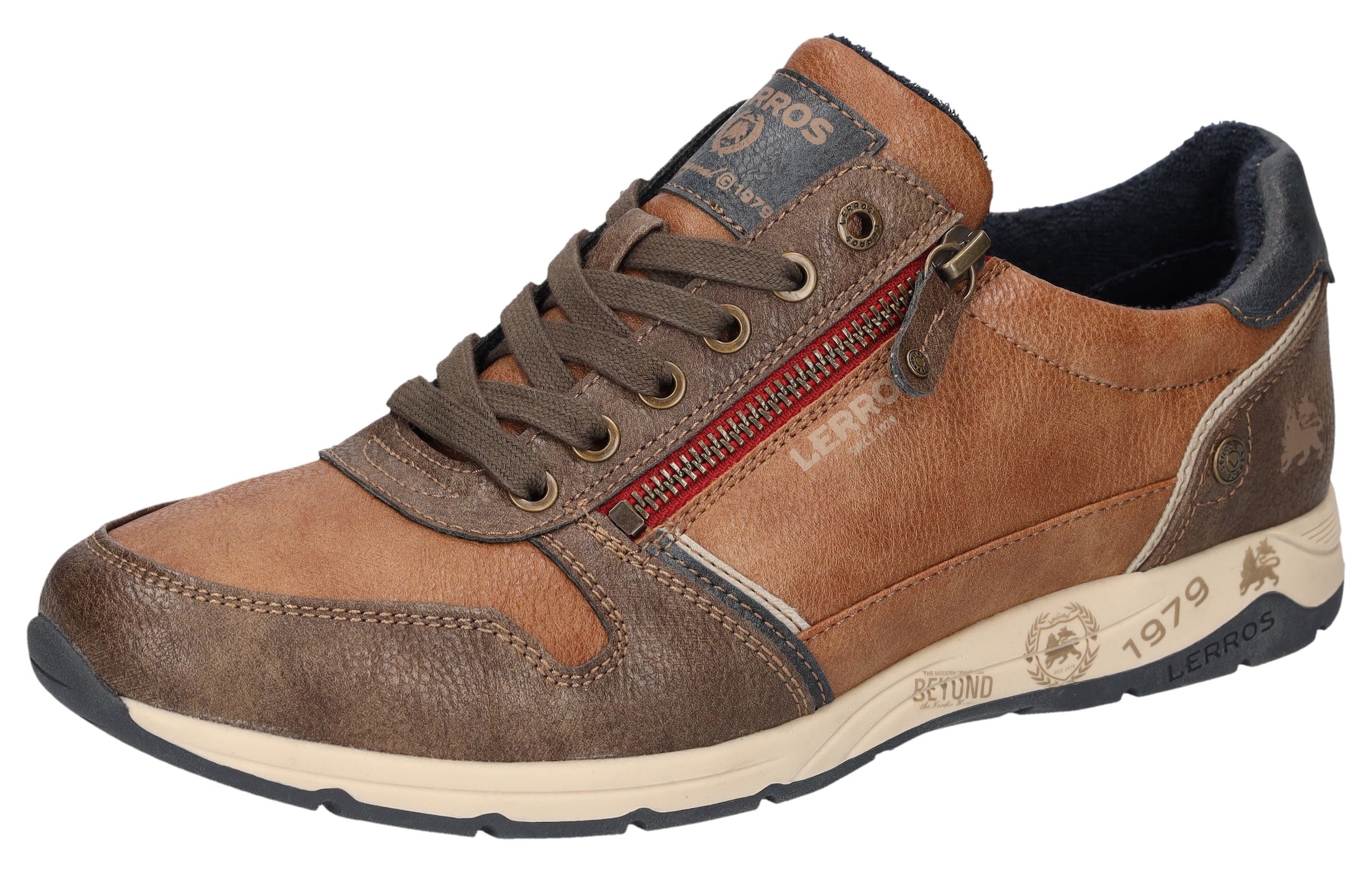 LERROS Sneaker, Schnürschuh, Freizeitschuh, Halbschuh mit Reißverschluss günstig online kaufen