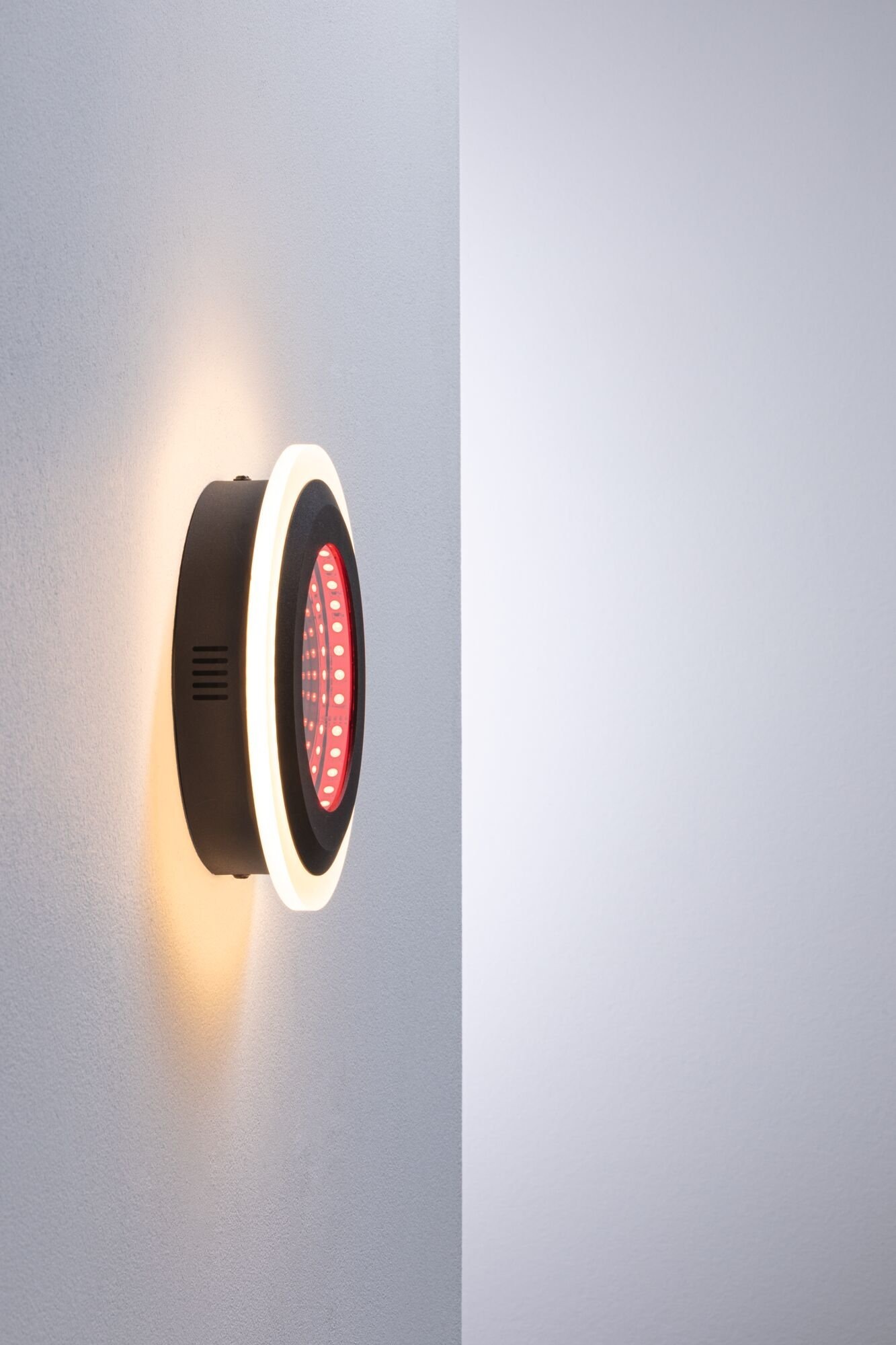 Paulmann LED Deckenleuchte »Spaceglow Two RGB+ 1200lm 230V 14W Schwarz matt«, 1 flammig, dimmbar