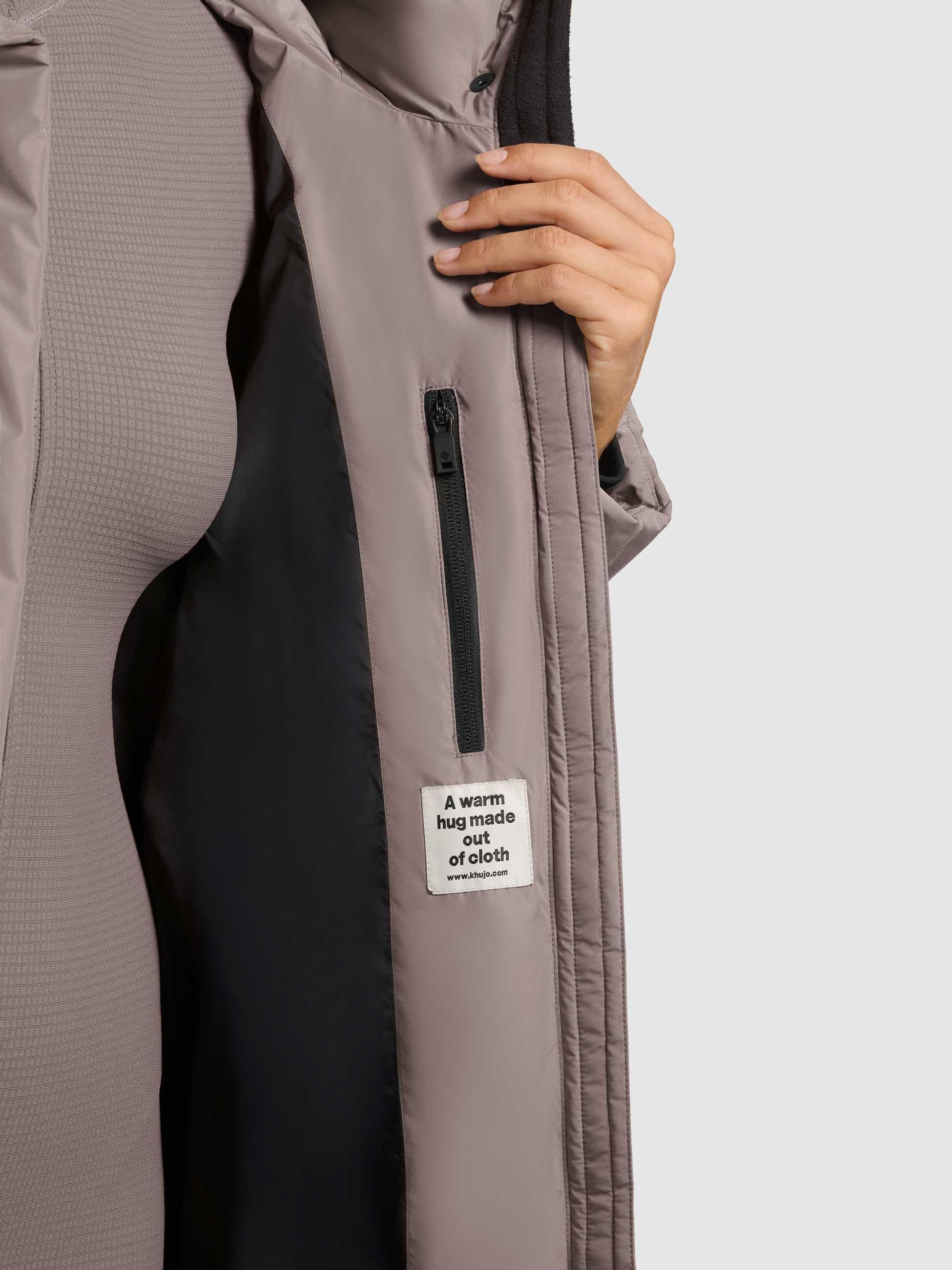 khujo Steppmantel »Soulani5 Matt« warmer Wintermantel mit Kapuze