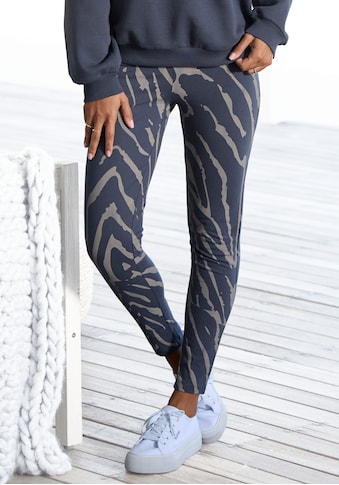 LASCANA Leggings »-Loungehose« su Zebramuster ...