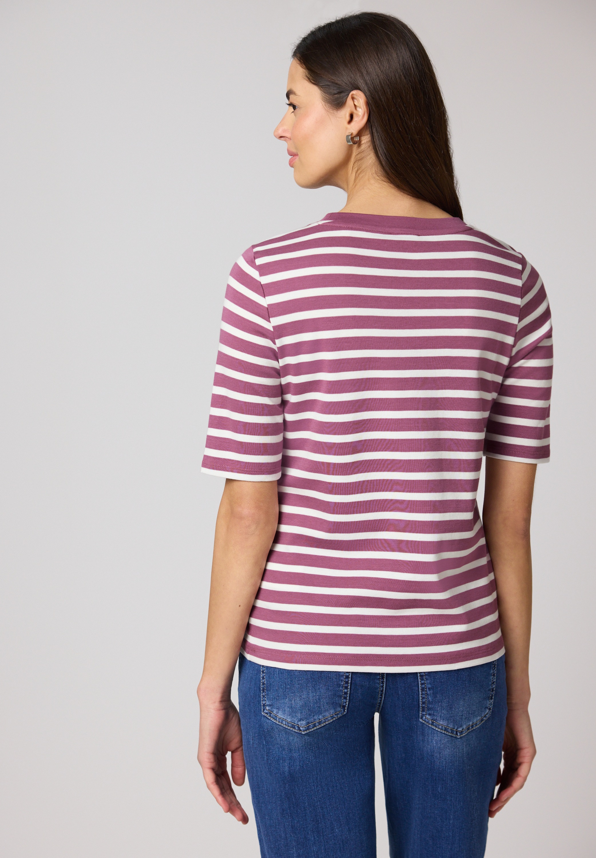 STREET ONE T-Shirt aus reiner Baumwolle günstig online kaufen