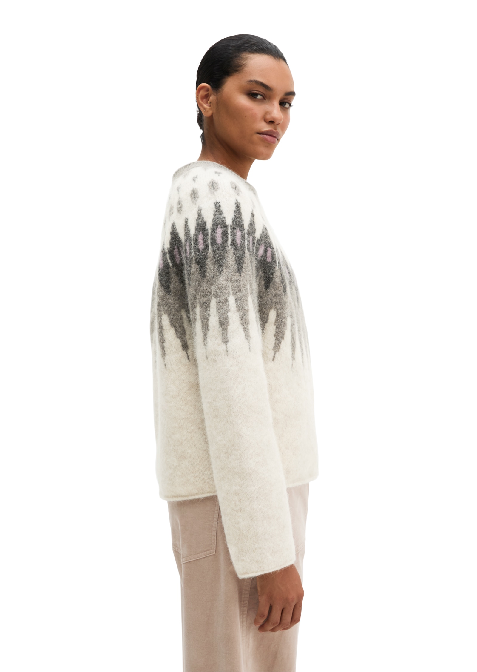 Marc O'Polo Strickpullover »aus kuscheligem Wolle-Alpakawolle-Mix«
