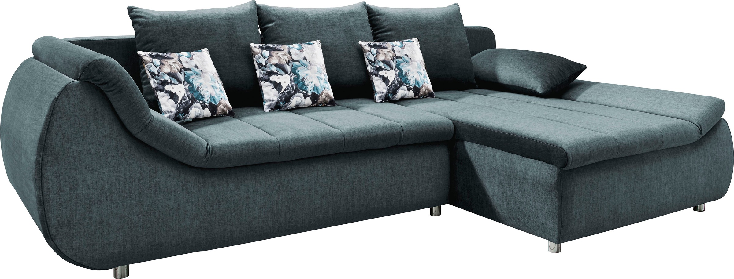 INOSIGN Ecksofa »Imola elegant und modern, aktuelle Steppung im Sitz, bequem, L-Form«, auch mit Bettfunktion und Bettkasten