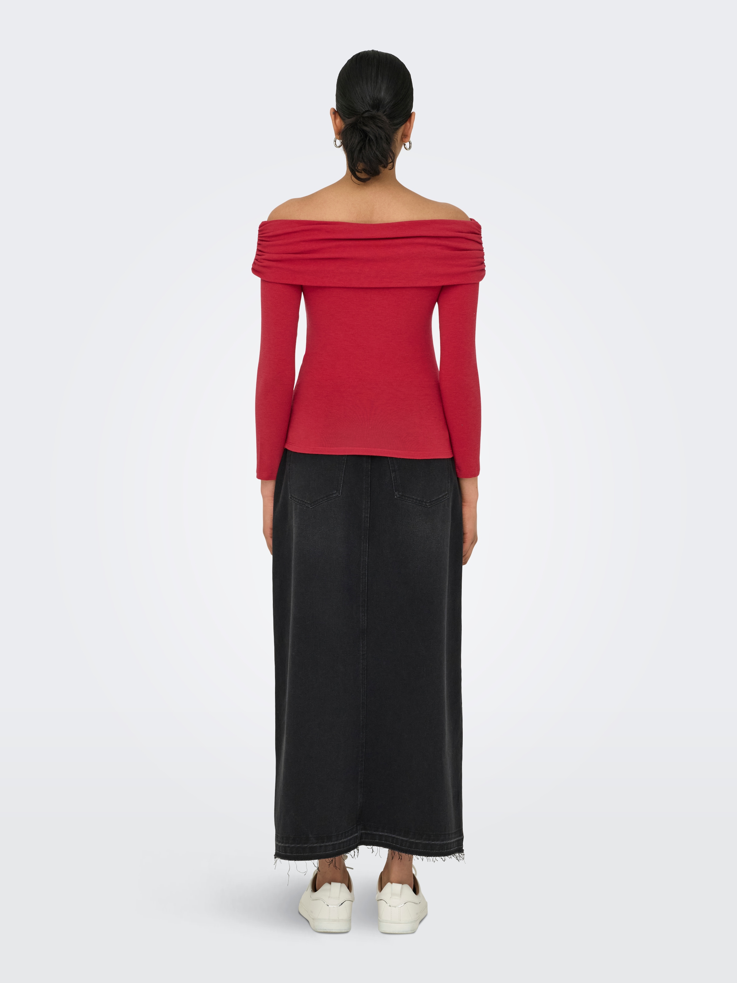 ONLY Langarmshirt »ONLGLAMOUR L/S OFF SHOULDER TOP CC JRS«