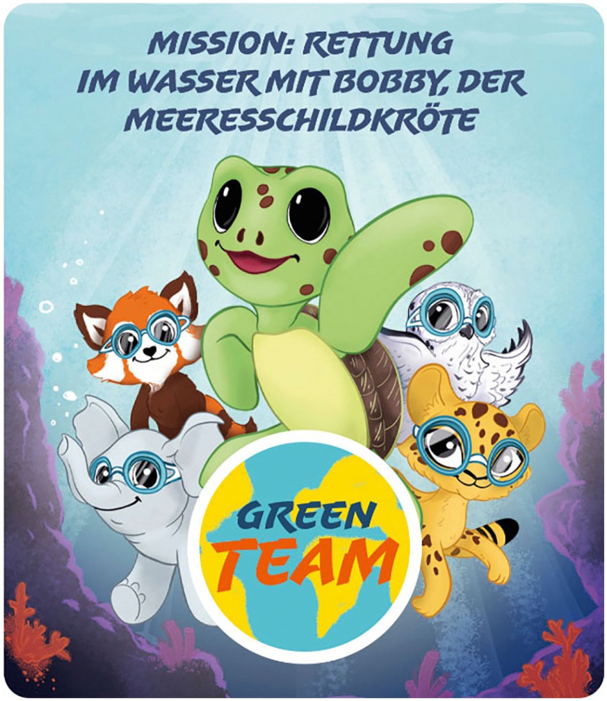 tonies Hörspielfigur »Green Team: Mission Rettung am Wasser mit Bobby, der Meeresschildkröte«