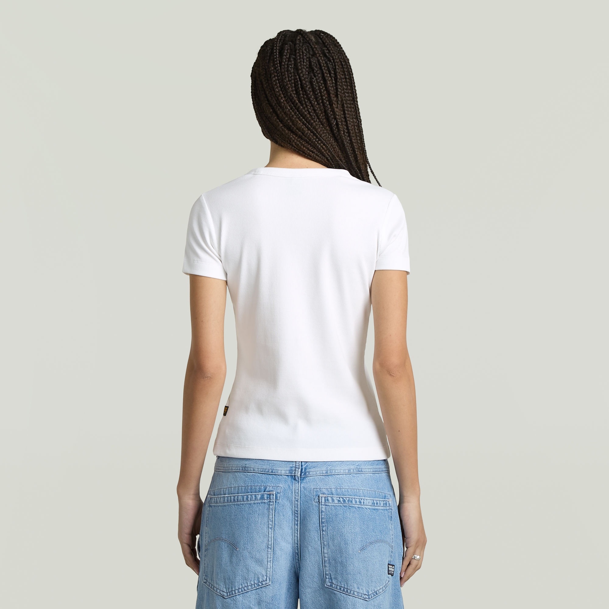 G-STAR T-Shirt "Rib Cap Sleeve", aus Rippjersey günstig online kaufen