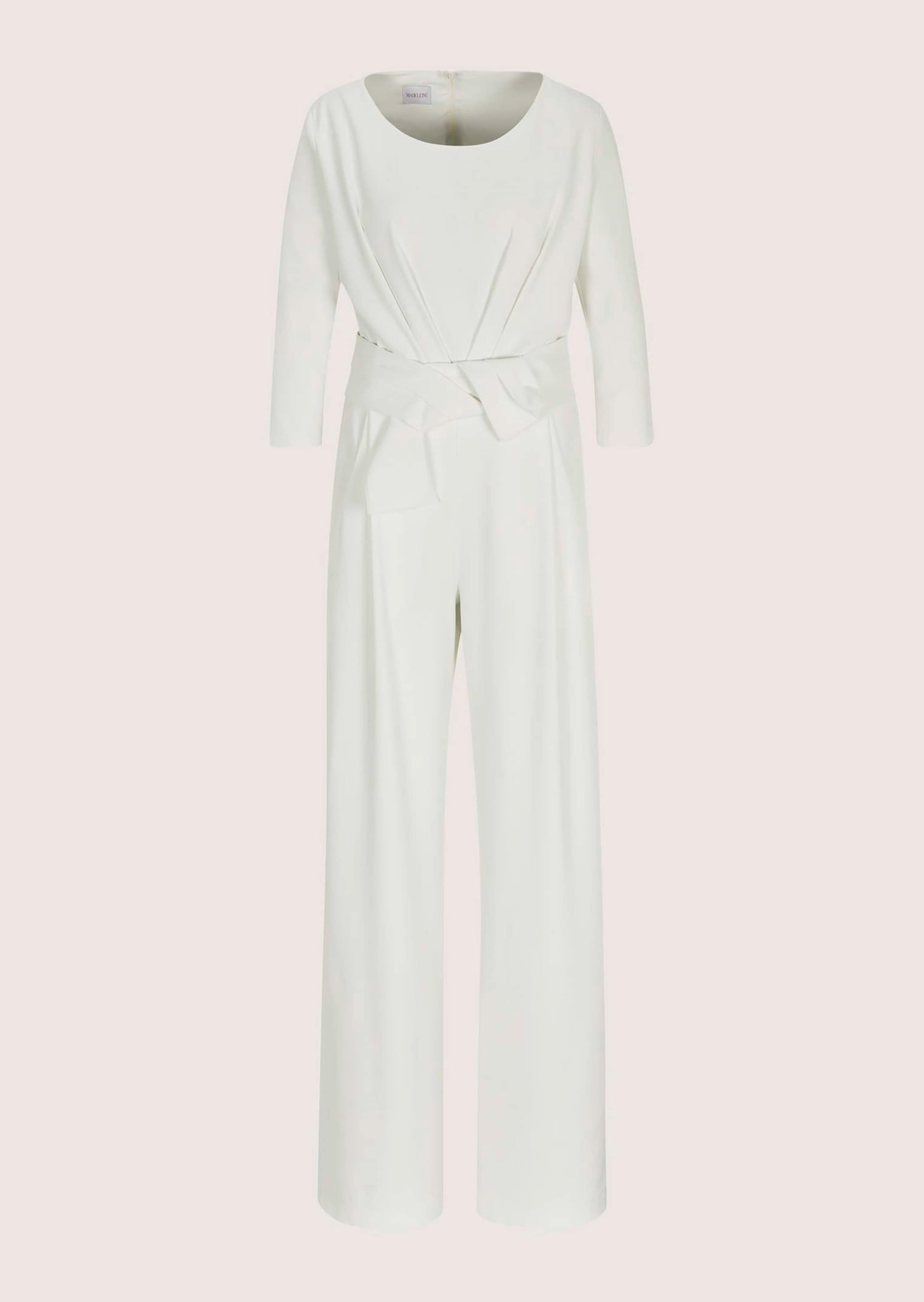 MADELEINE Overall "Overall Eleganter Jumpsuit mit Layering-Oberteil" Taillienbindeband