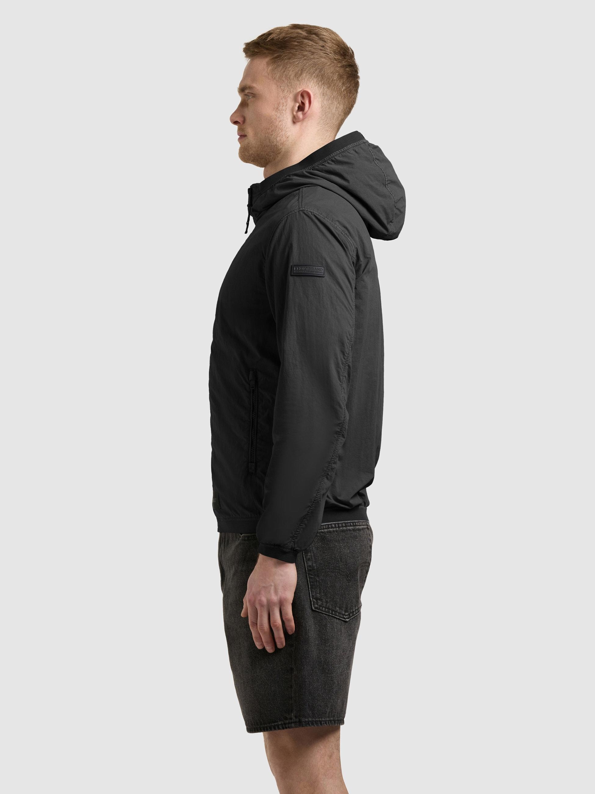 khujo Funktionsjacke »Derf« mit Kapuze leichte Übergangsjacke mit Kapuze