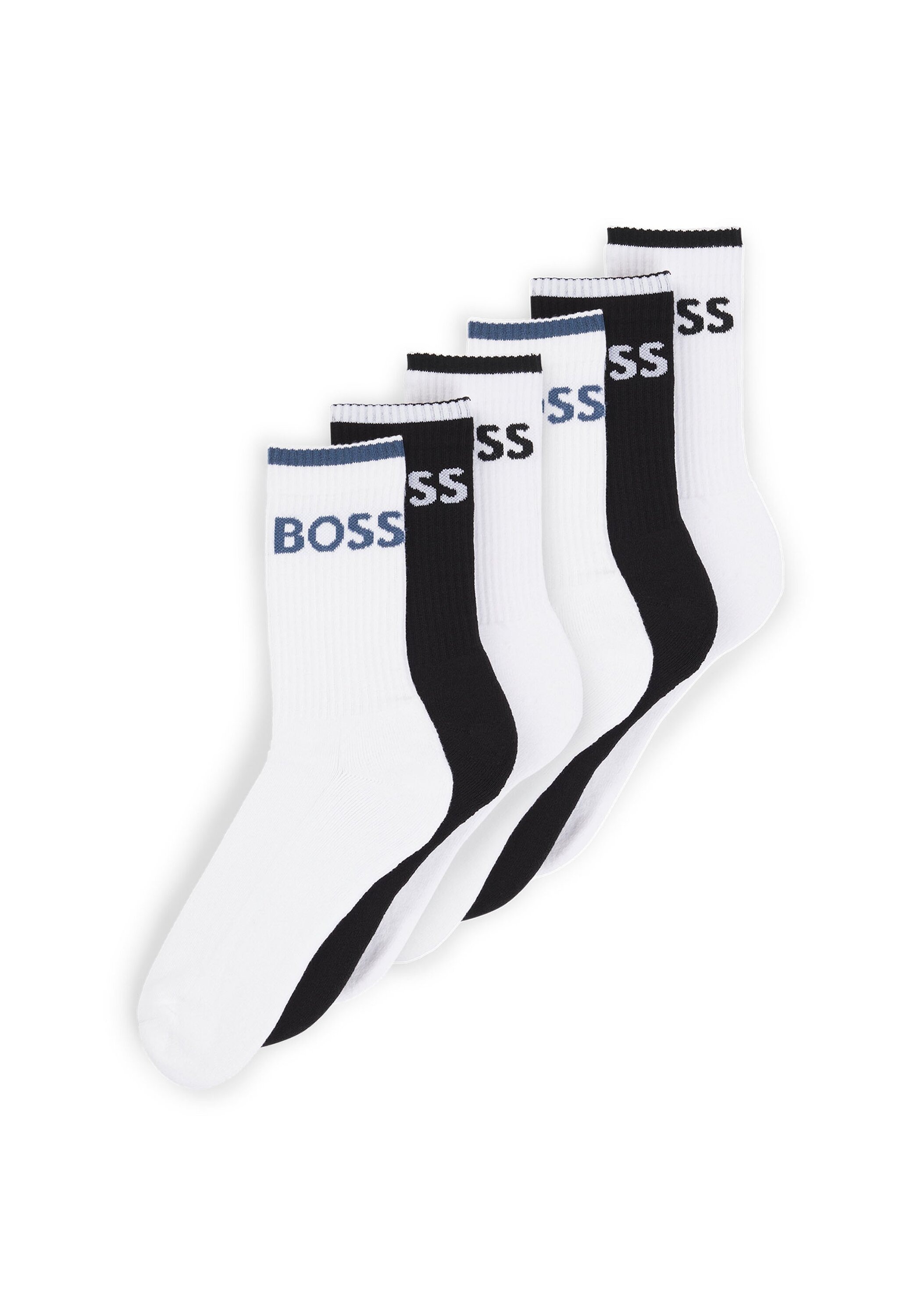BOSS Kurzsocken »Socken 6P QS Stripe CC 6er Pack«