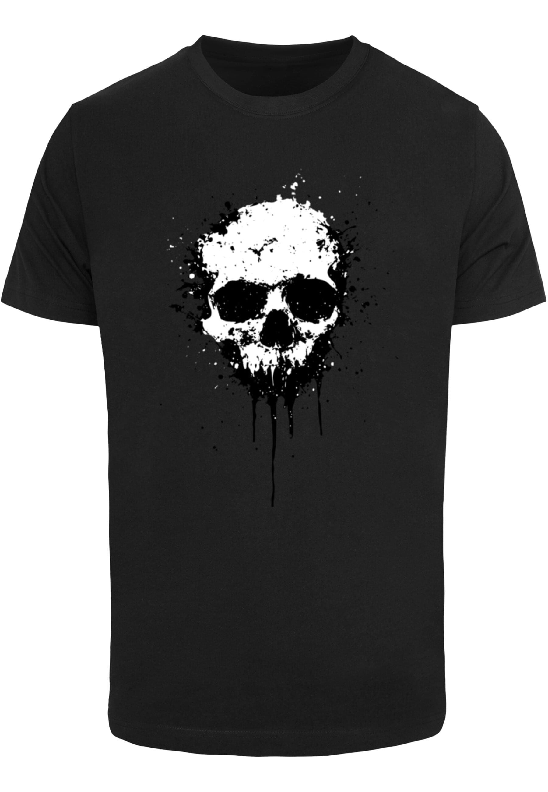 MisterTee T-Shirt "MisterTee Artsy Skull Paint Tee", 1 Stk. günstig online kaufen