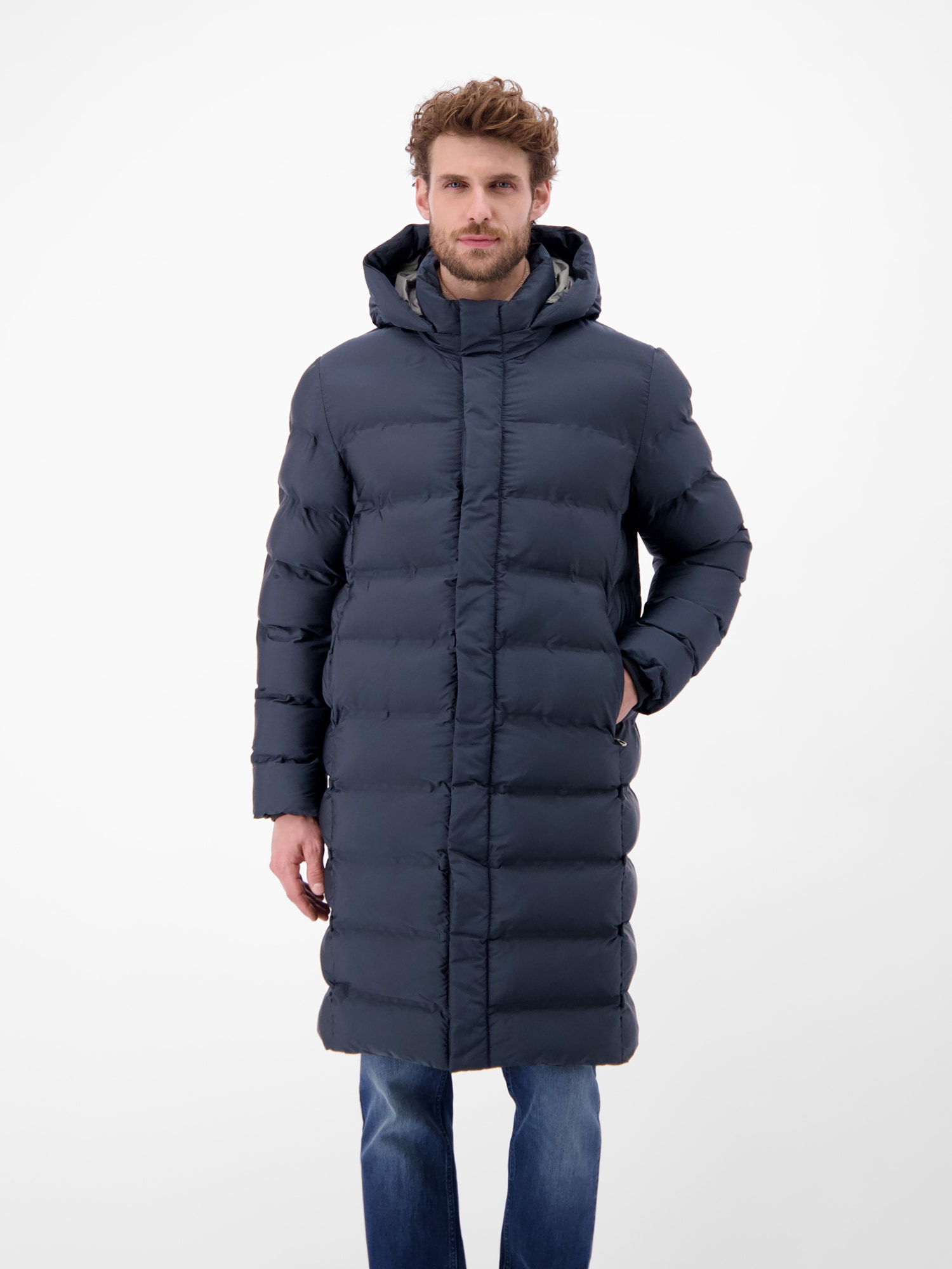 LERROS Steppjacke "LERROS Herren Stepp-Parka mit abnehmbarer Kapuze" mit Ka günstig online kaufen