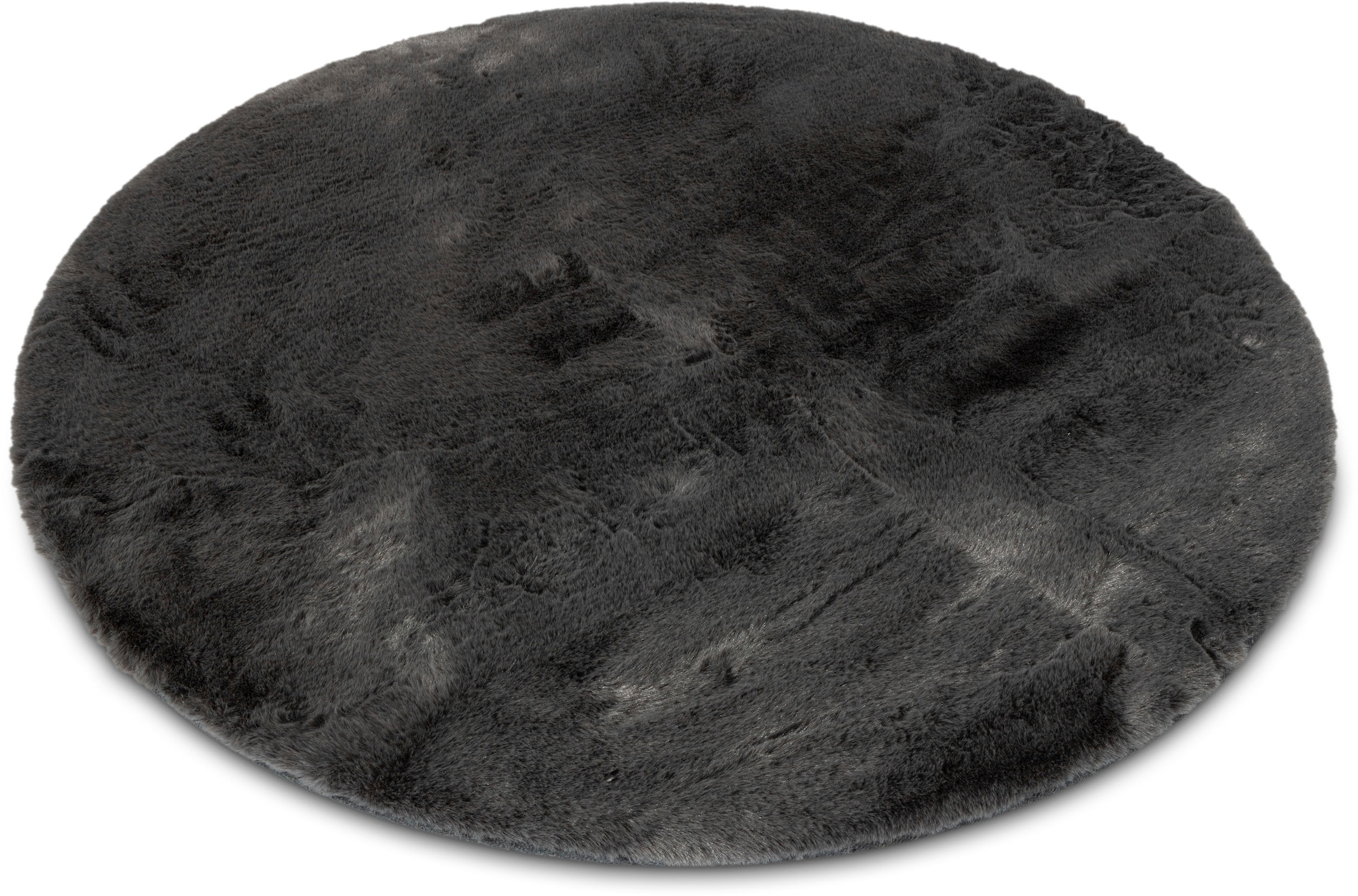 OTTO home Fellteppich "Guidel" rund 30 mm Höhe Kunstfell, Kuschelteppich, U günstig online kaufen