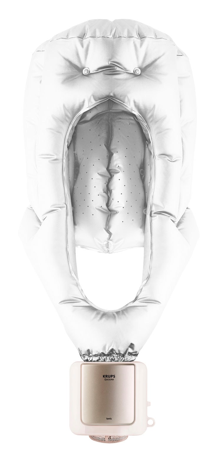 KRUPS Haartrockenhaube "2 Temperaturstufen, Kaltluft-Funktion, für voluminöses Haar", weiß, Kunststoff, B:40cm H:60cm T:40cm, Haartrockner, langes