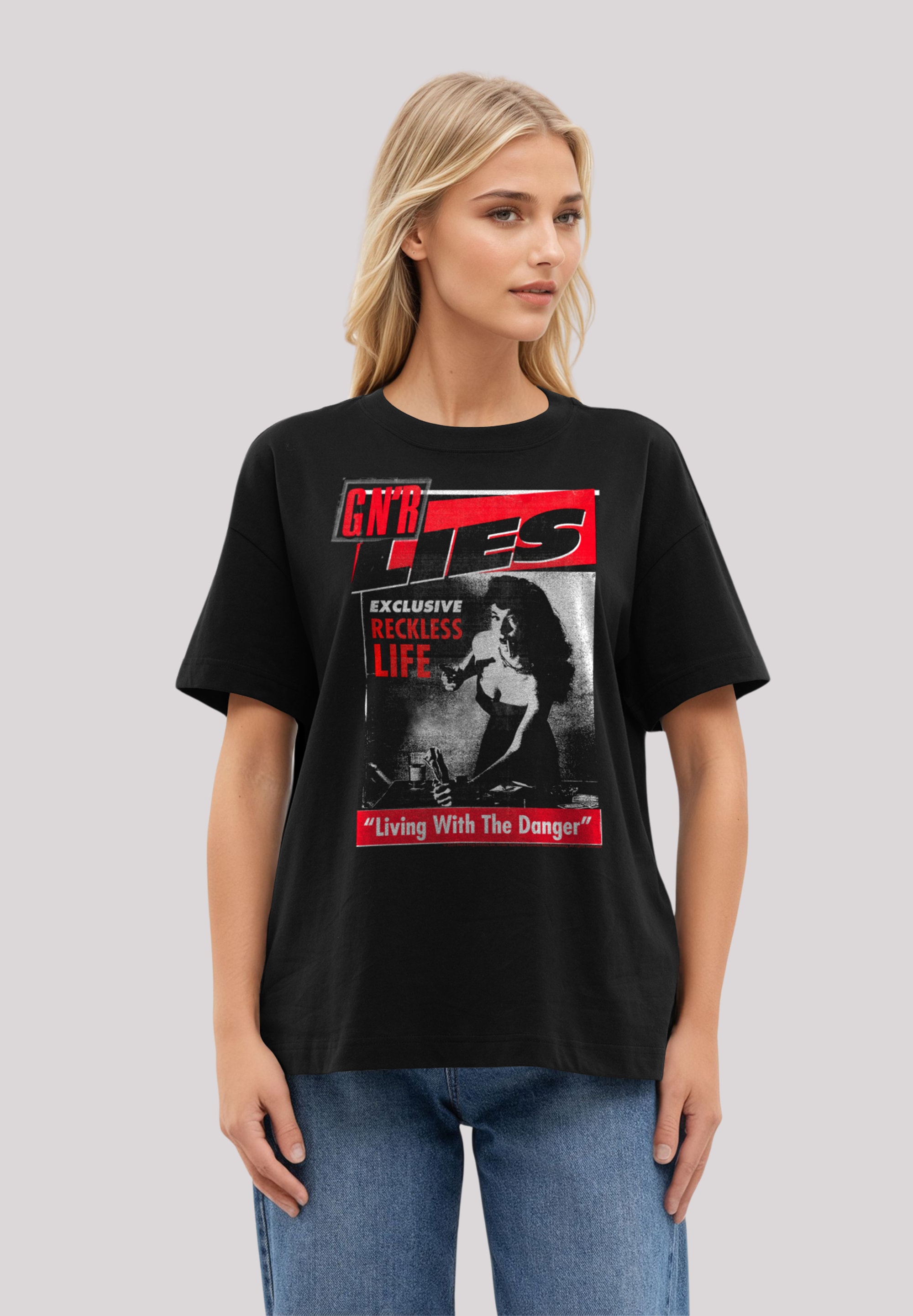 F4NT4STIC T-Shirt "Guns N Roses Lies", Streetwear Fashion günstig online kaufen