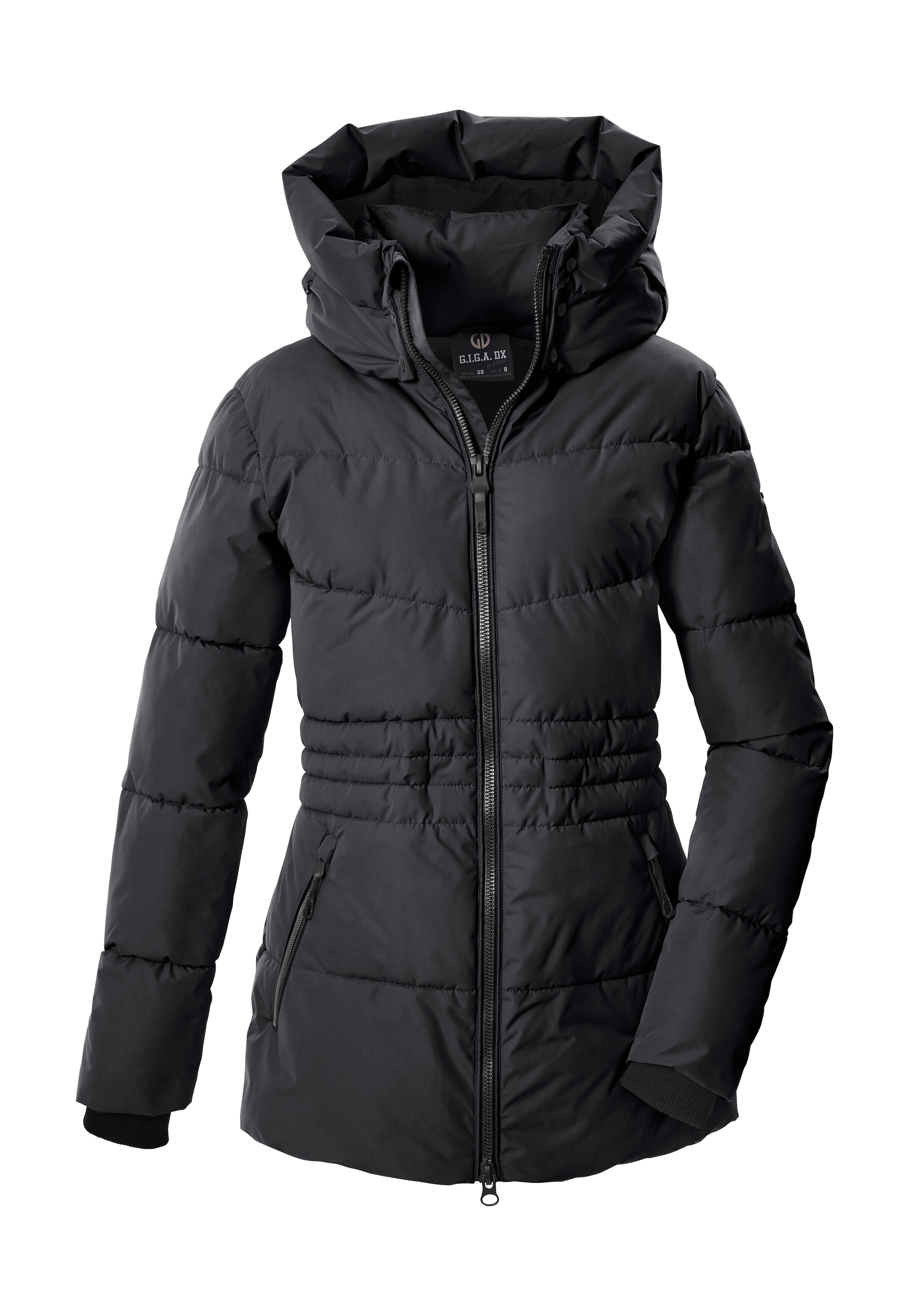 G.I.G.A. DX by killtec Steppjacke "GW 11 WMN QLTD JCKT" Winddichte, wasserabweisende Steppjacke mit regulierbarer Kapuze