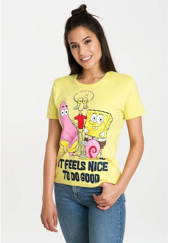 Logoshirt Marškinėliai »Spongebob - It Feels Nic...