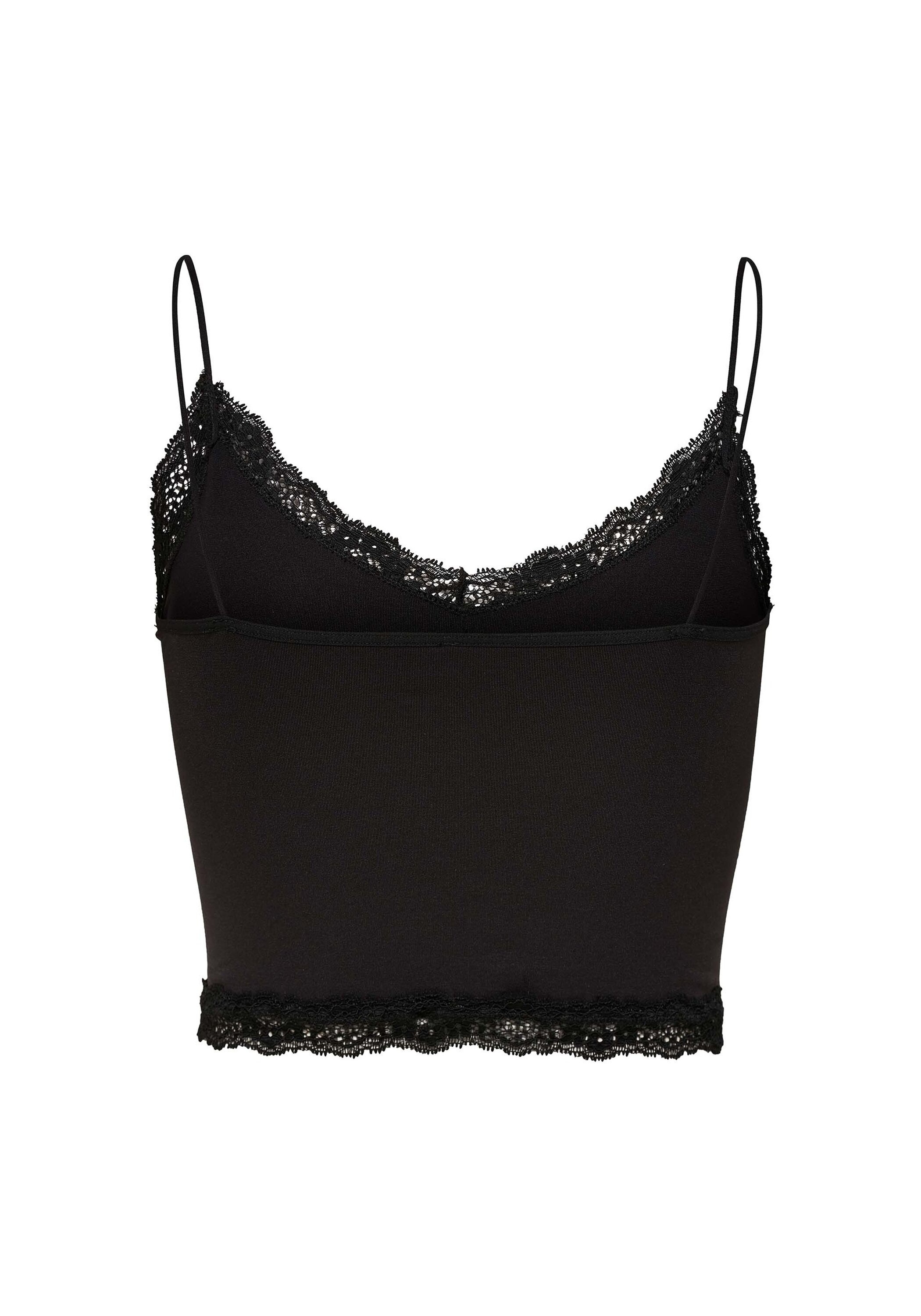 ONLY T-Shirt "T-Shirt ONLVICKY LACE SEAMLESS CROPPED TOP 1er Pack" günstig online kaufen