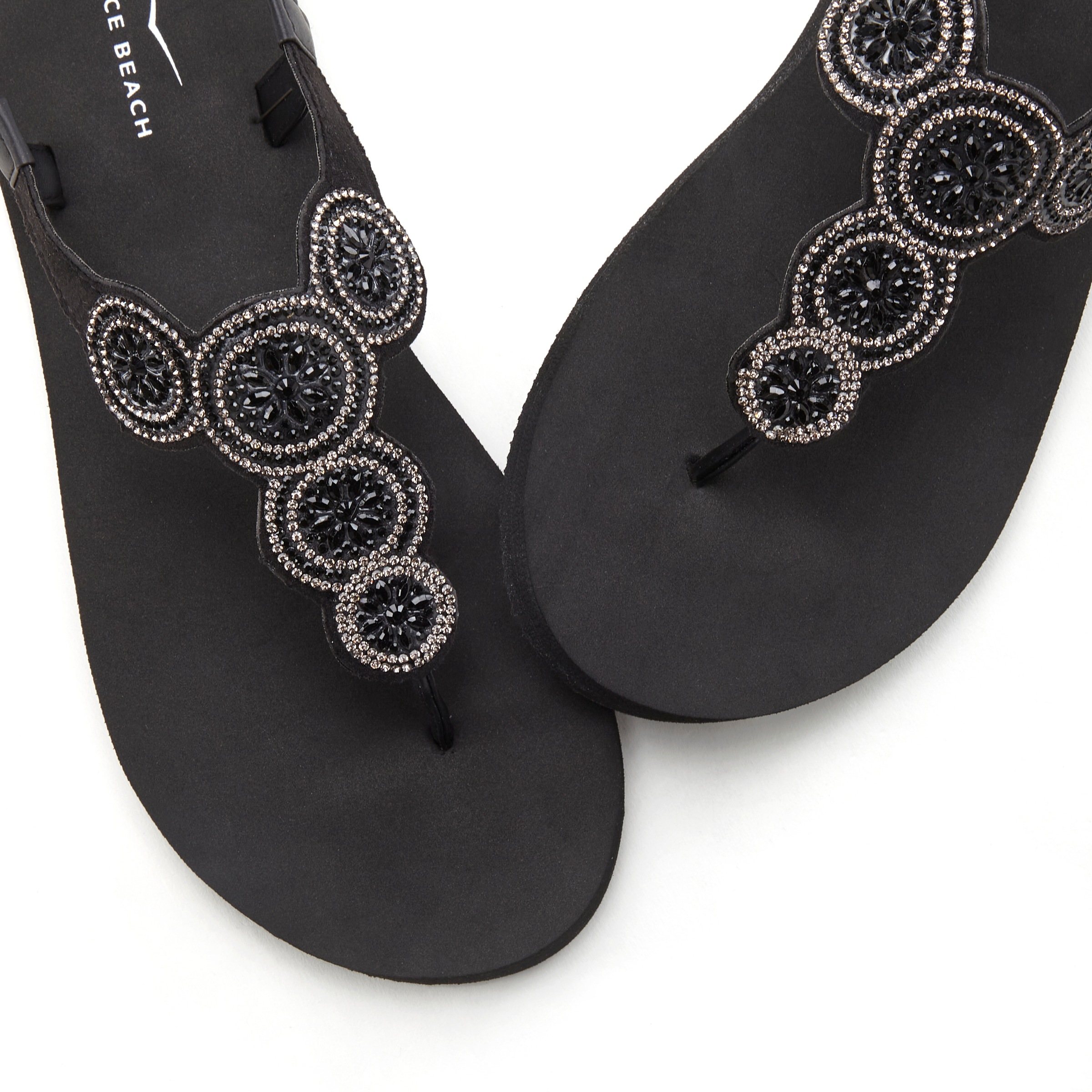 Venice Beach Flip Flops Black 35 3