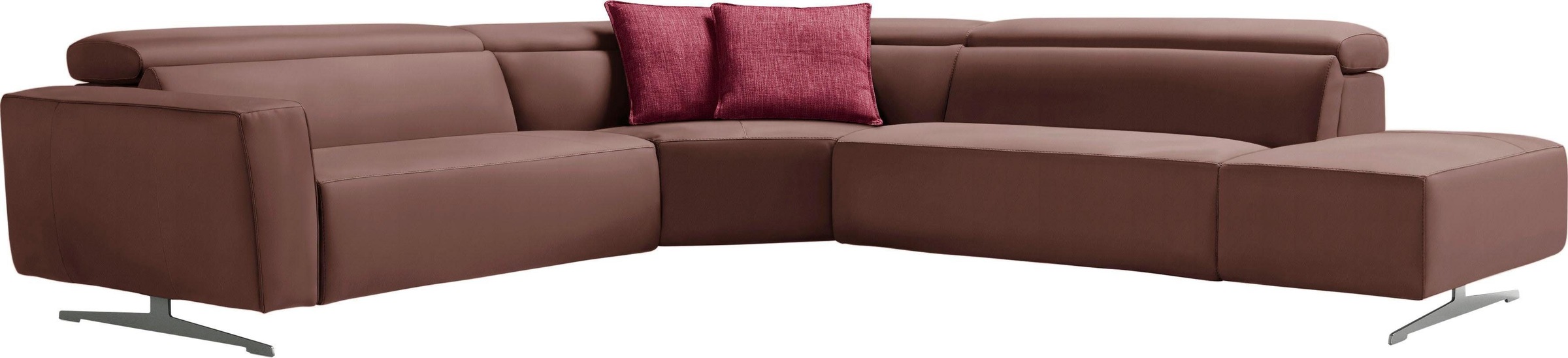 Egoitaliano Ecksofa "Stefanie-e, Designsofa der Extraklasse, bequem mit hoh günstig online kaufen