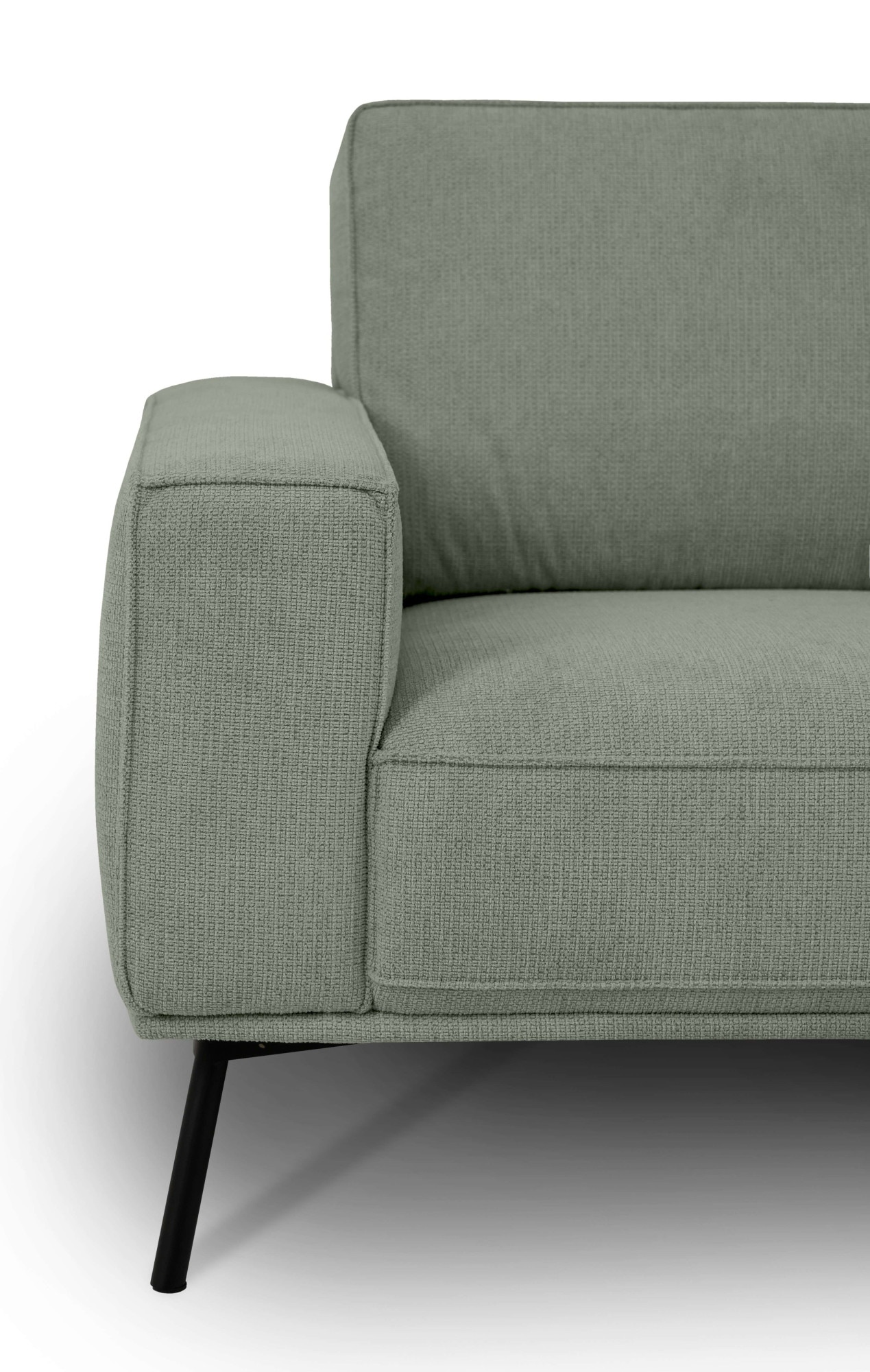 andas Ecksofa »Vosby«, Breite 260 cm, Chenille, mit dekorativer Kedernaht
