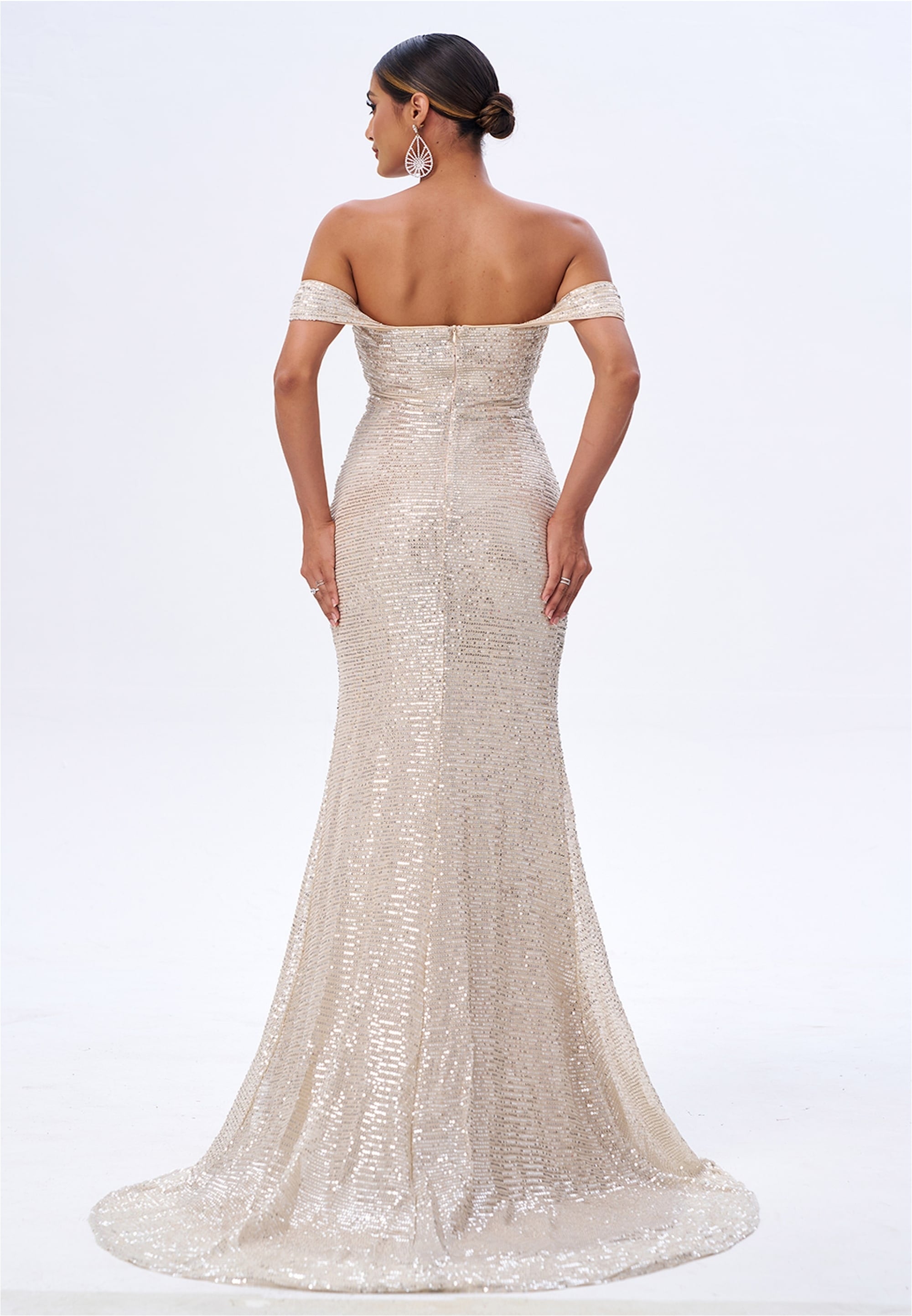Moda Minx Jerseykleid »SELENA«, (1 tlg.), im glitzernden Design