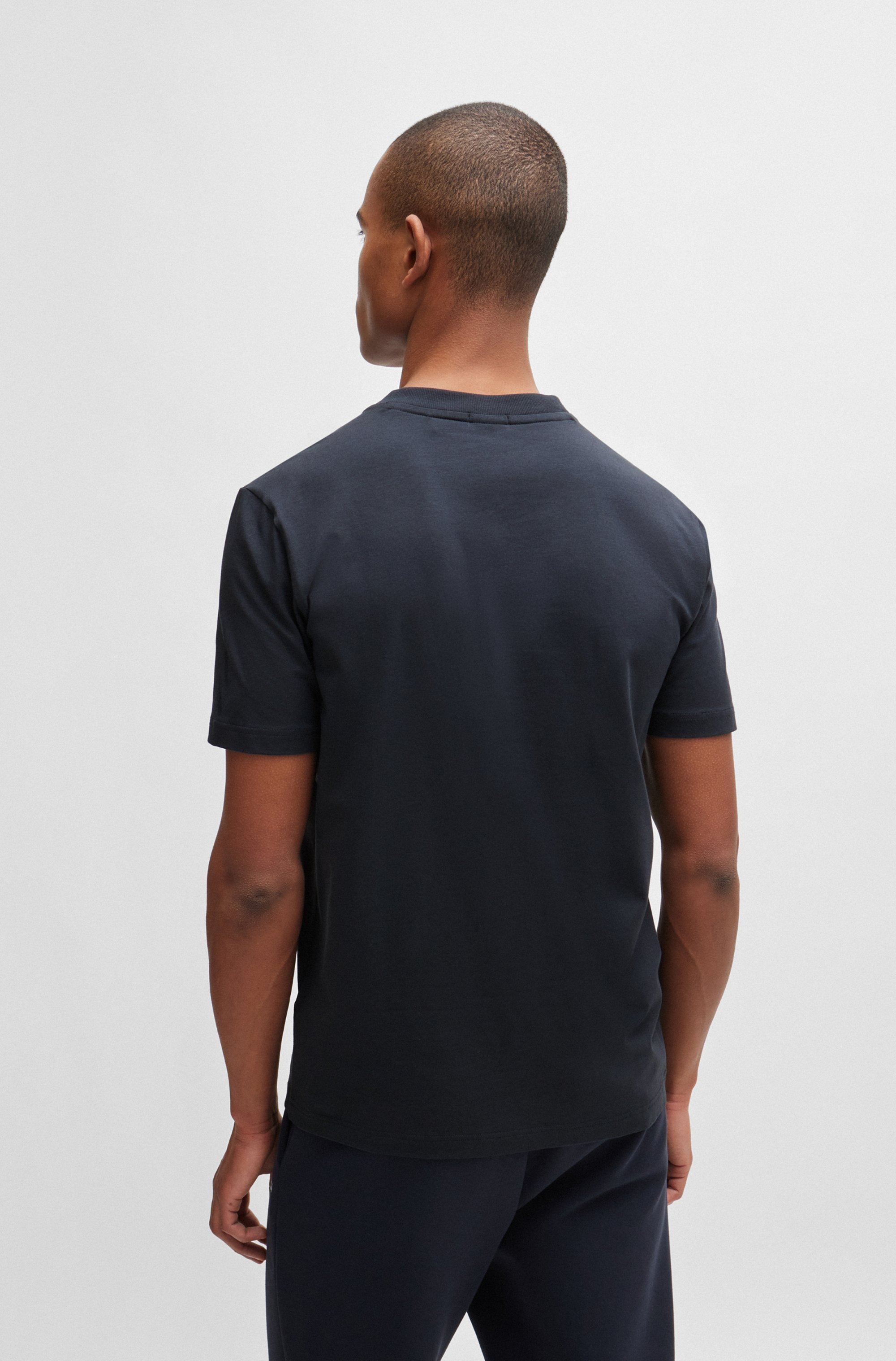 Boss V 10256064 T-Shirt Dunkelblau XL 3