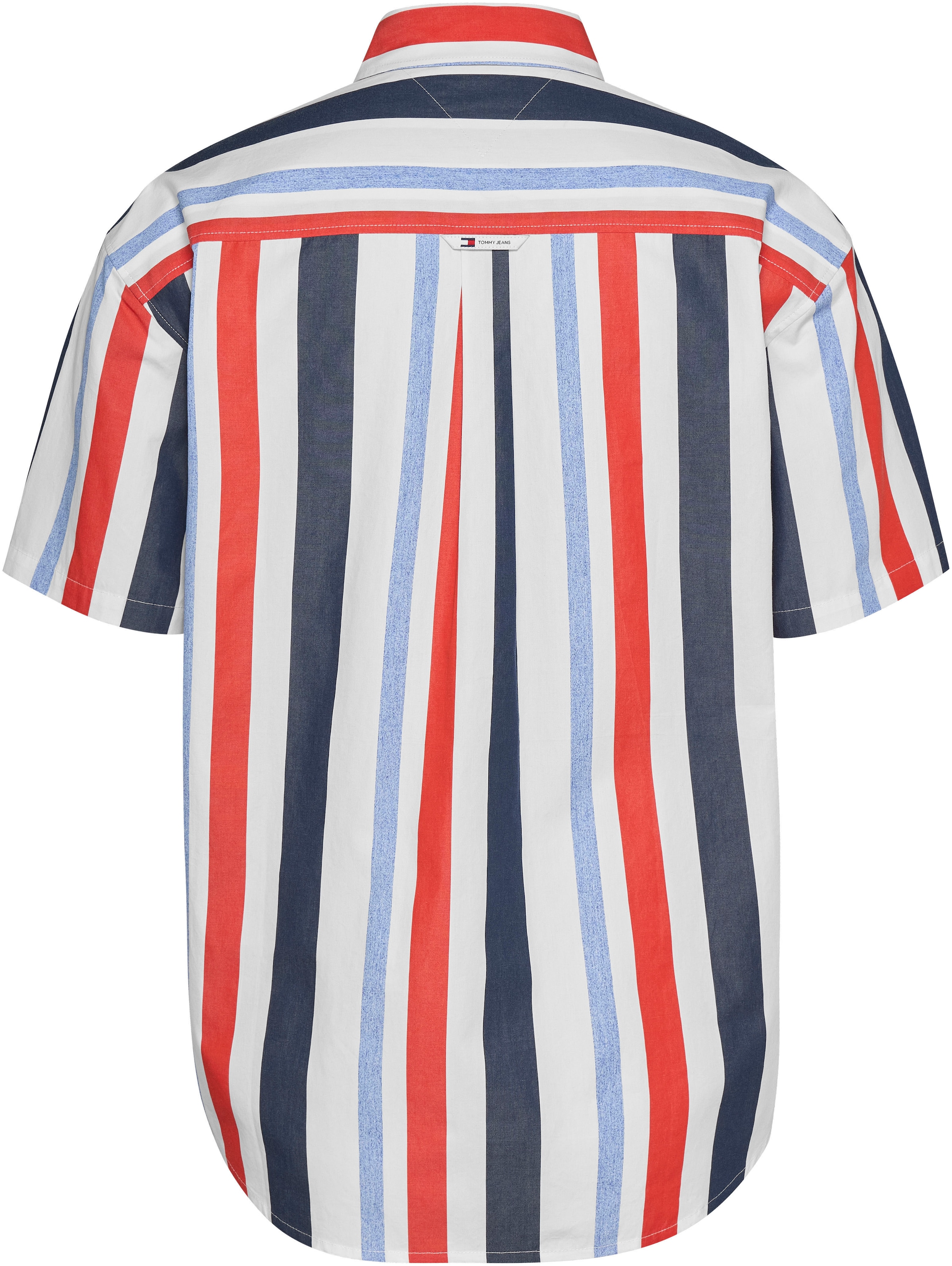 Tommy Jeans Kurzarmhemd »TJM RLX STRIPES SHIRT«, mit mehrfarbigen Streifen