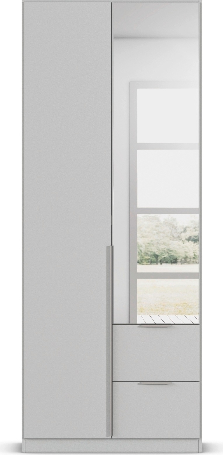 rauch Drehtürenschrank »Kleiderschrank Schrank Garderobe AGORDO mit Dekor- oder Hochglanzfront«, (in zwei Griff-Farben mit Dekor- oder Hochglanzfront), mit Außenschubkästen, in 6 Breiten und 2 Höhen MADE IN GERMANY